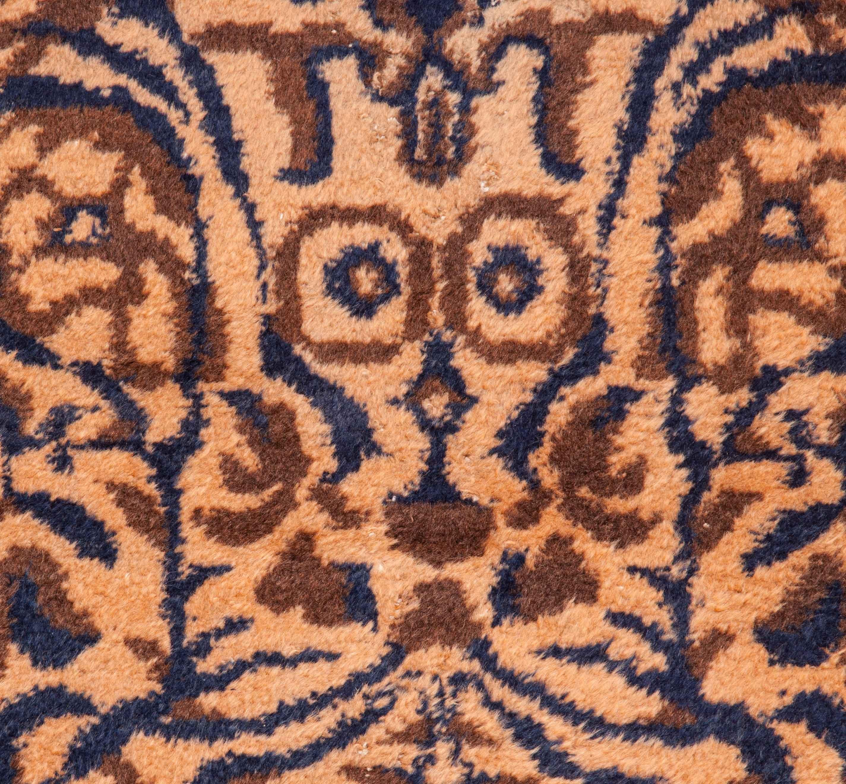 These rugs were probably woven after a group of rugs designed by famous Turkish singer Zeki Muren. Apparently Muren only had 11 or 12 designs but the design variety of these midcentury rugs seem to be endless. The rugs were woven in a Turkish city