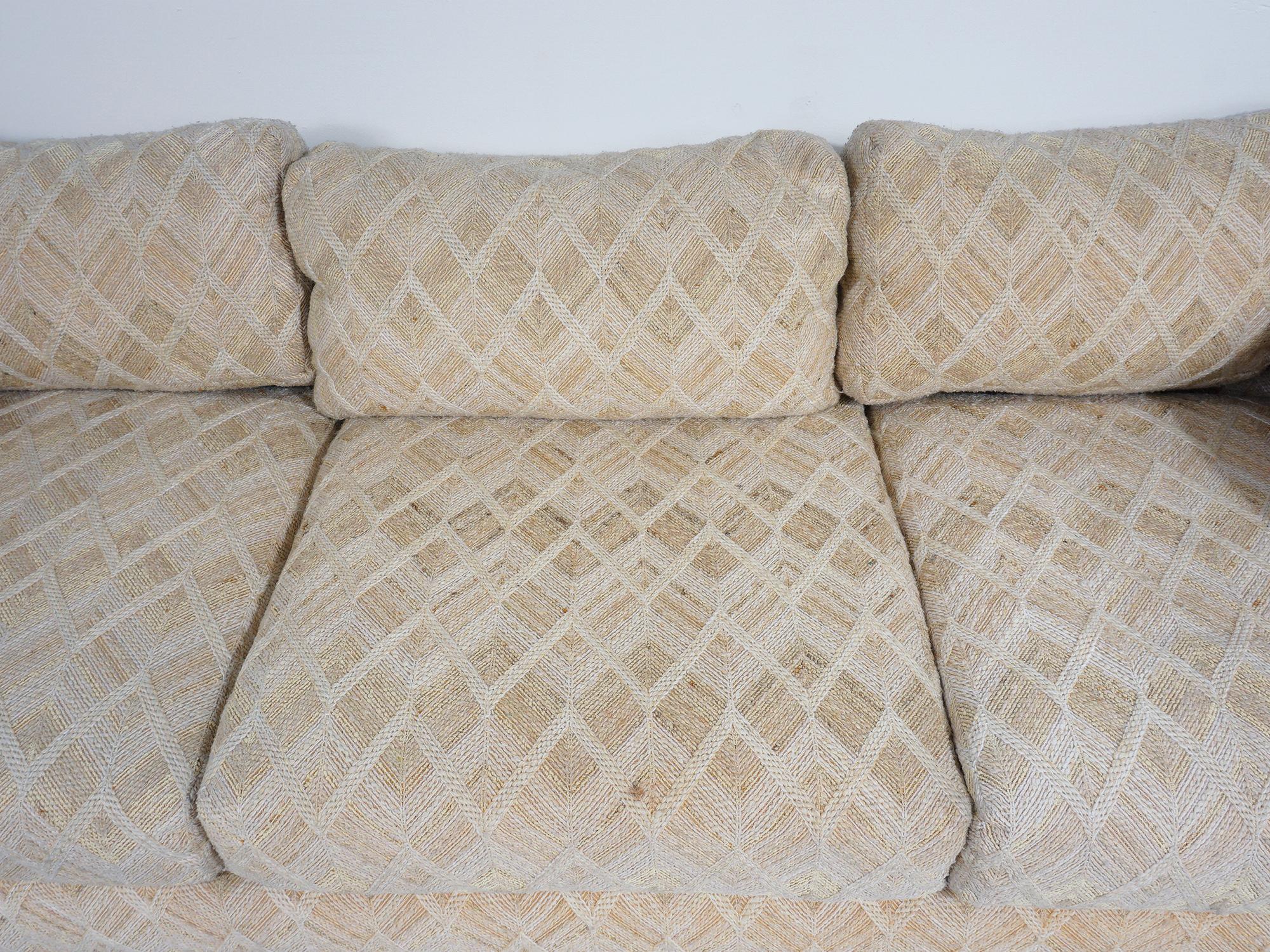 American Midcentury Tweed Sofa, 1970s