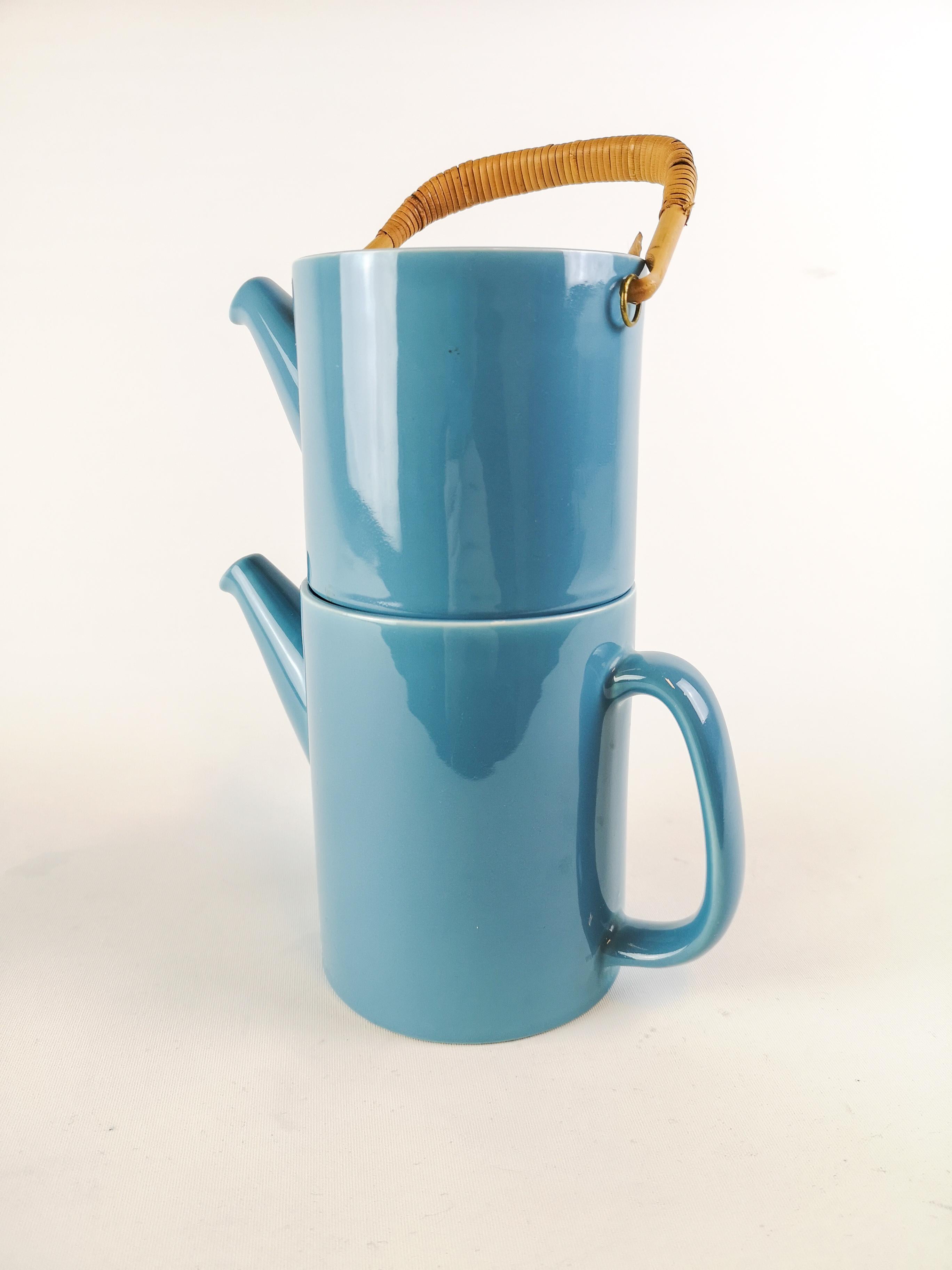 Midcentury Two-Piece Teapot,  Colorado Stig Lindberg, Gustavsberg In Good Condition In Hillringsberg, SE