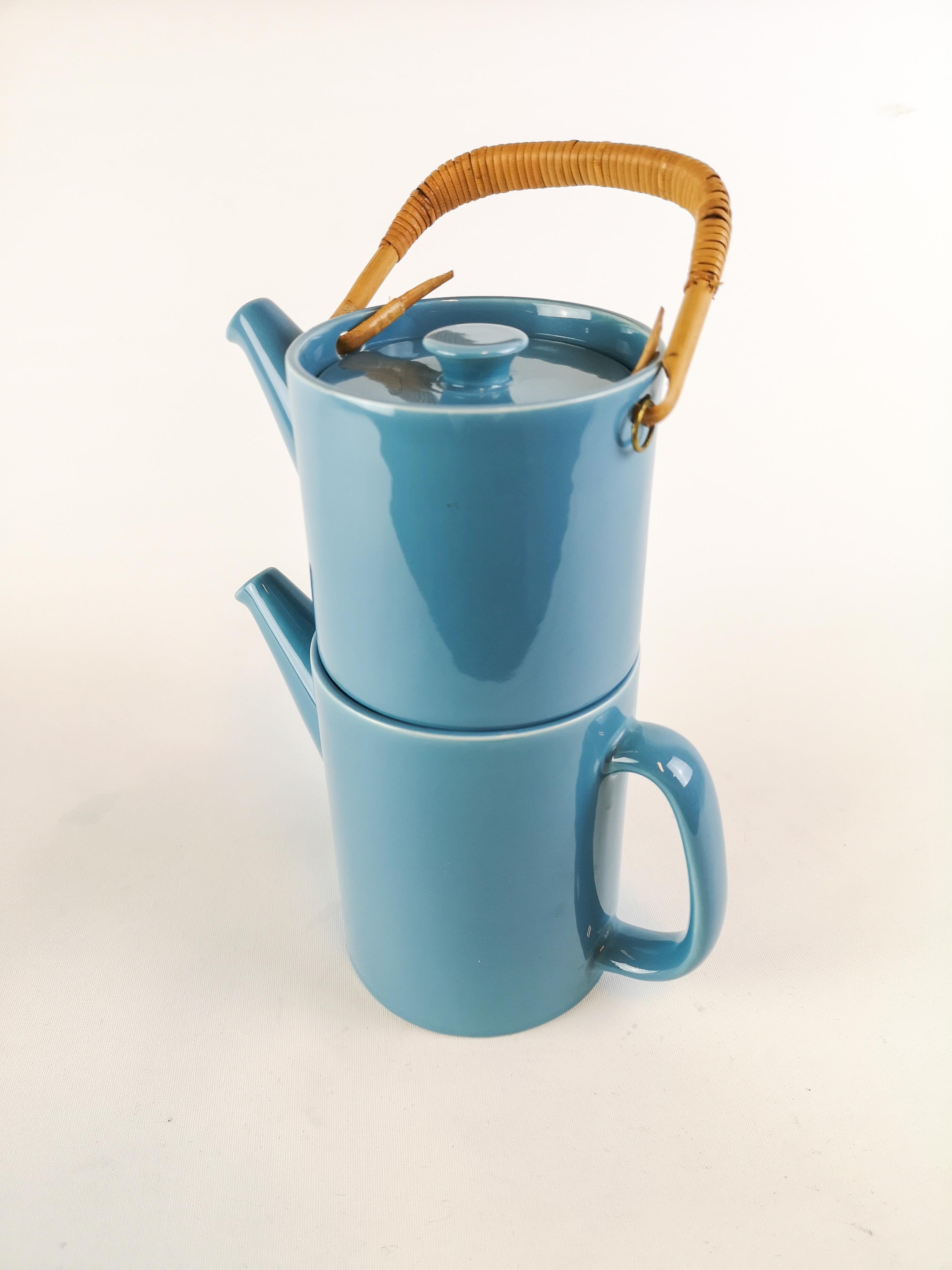 Mid-20th Century Midcentury Two-Piece Teapot,  Colorado Stig Lindberg, Gustavsberg