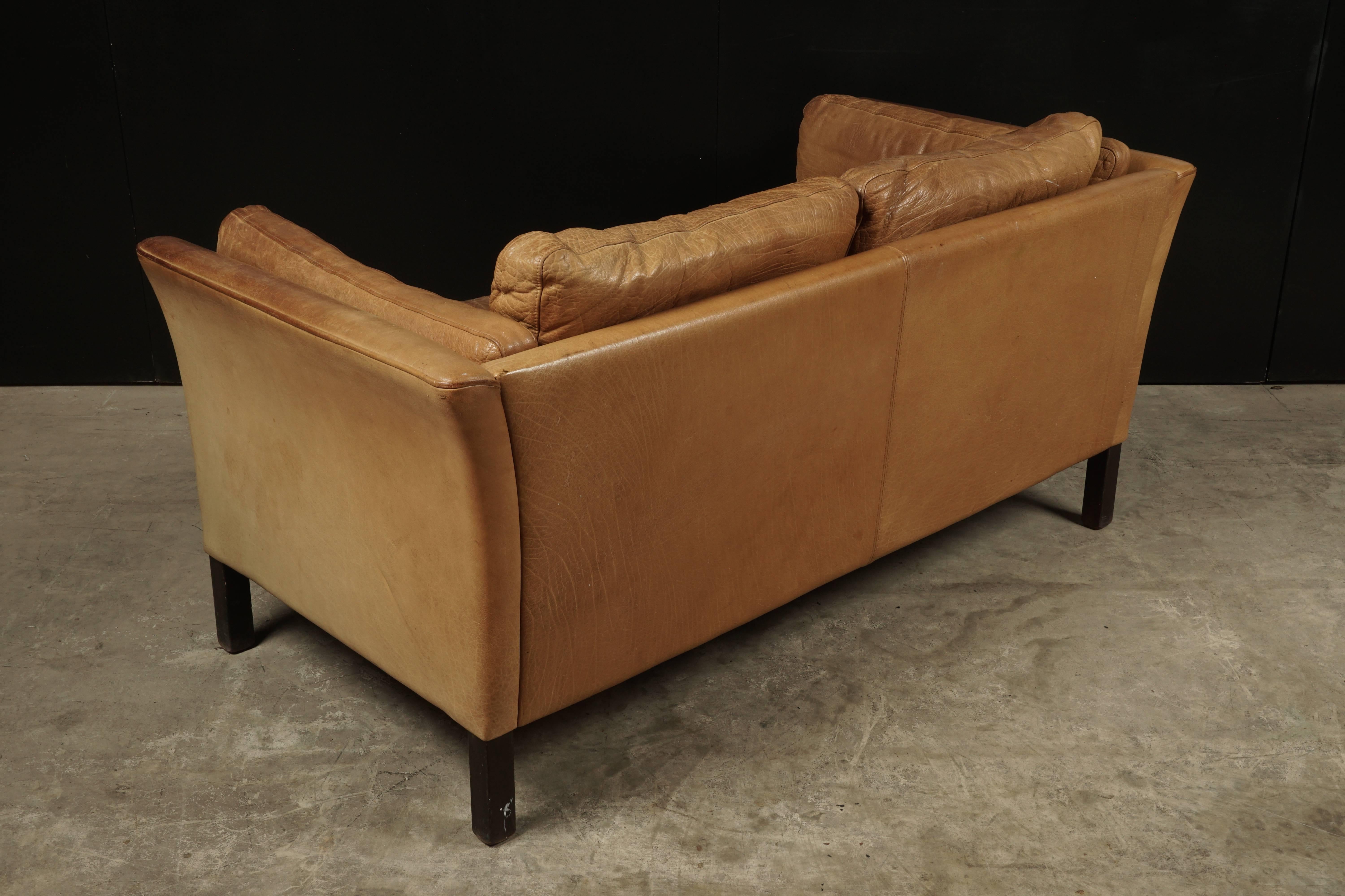 Midcentury Two-Seat Sofa from Denmark, circa 1970 1