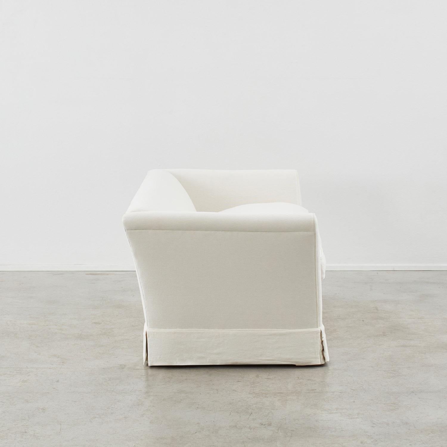 20th Century Midcentury two-seater sofa for Nordiska Kompaniet, Sweden. Pair available.