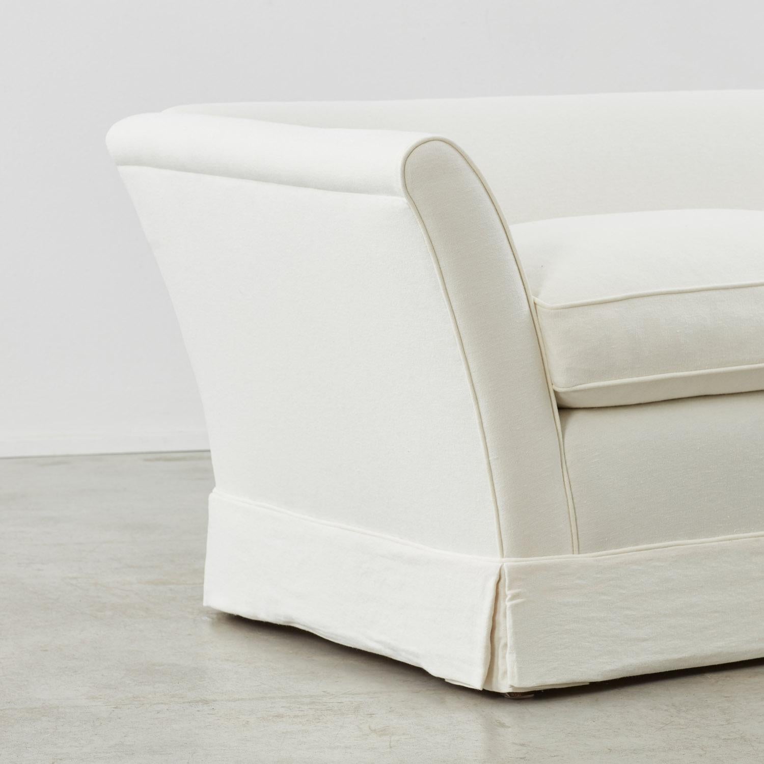 Midcentury two-seater sofa for Nordiska Kompaniet, Sweden. Pair available. 3