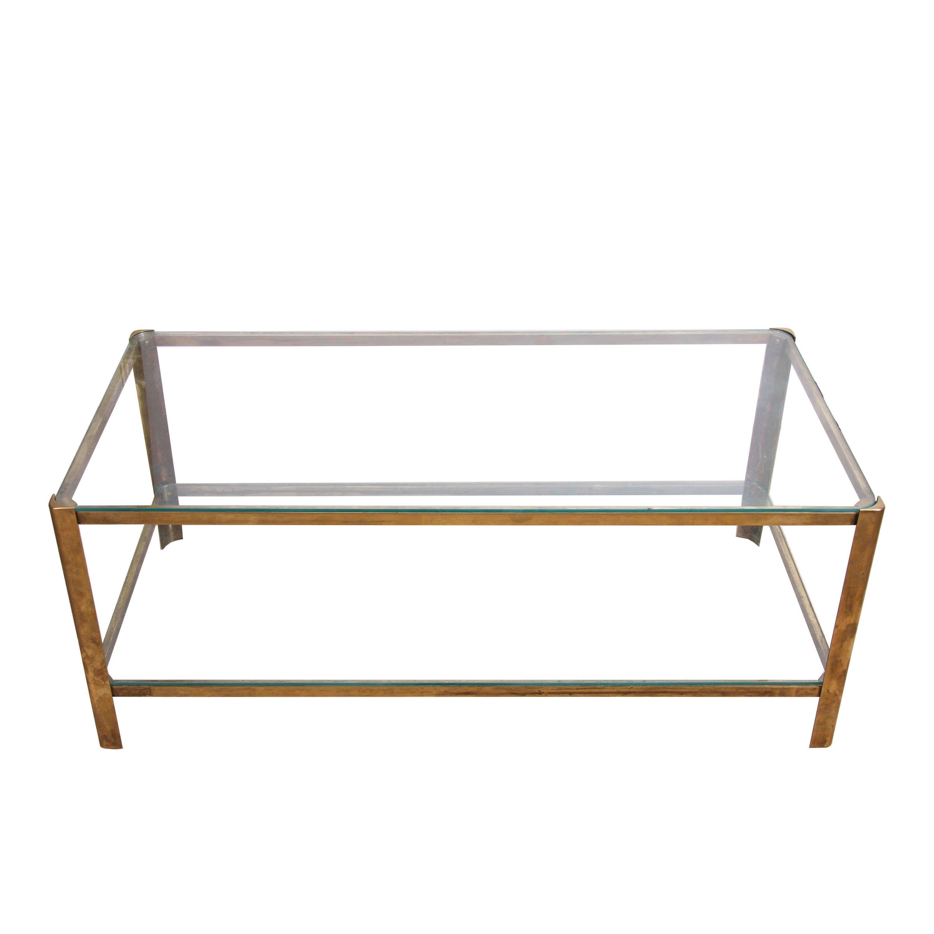 Français Midcentury Two Tier Coffee Table Designed by Jacques Théophile Lepelletier en vente