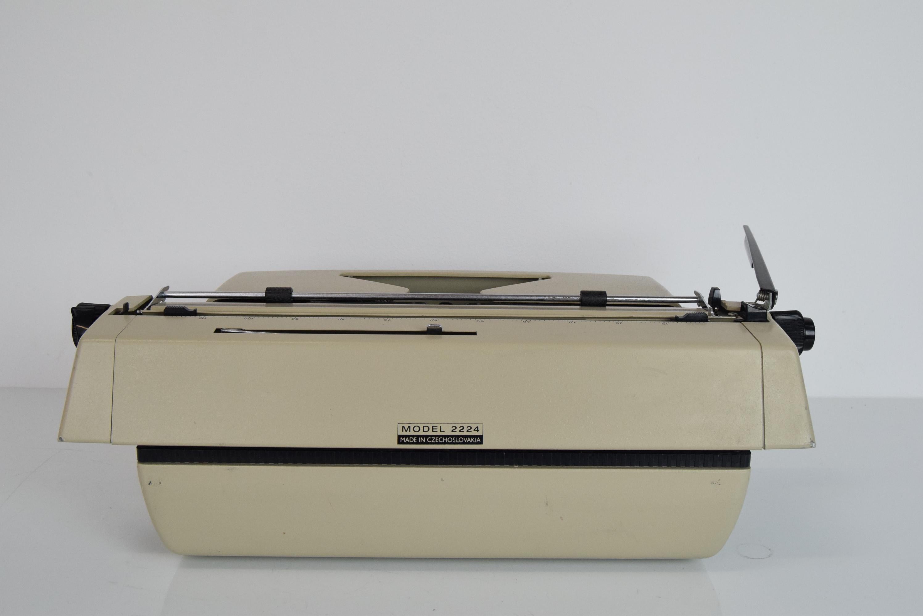 Mid-Century Modern Midcentury Typewriter/Consul, Type 2224, 1980s For Sale