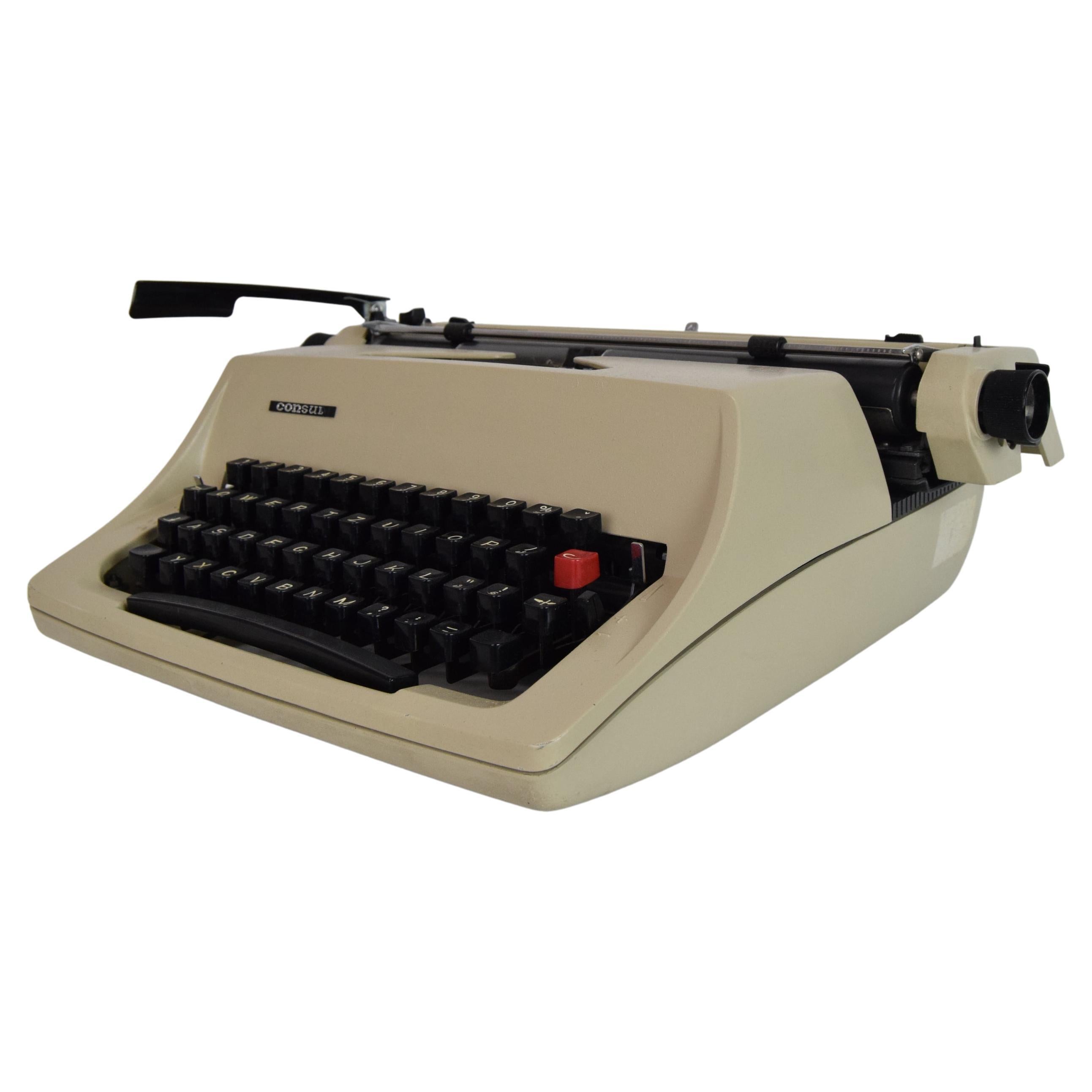 Machine à écrire/consul du milieu du siècle, Type 2224, années 1980 