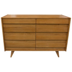 Midcentury U-458 Chest of Drawers by Jiří Jiroutek for Interier Praha, 1960s