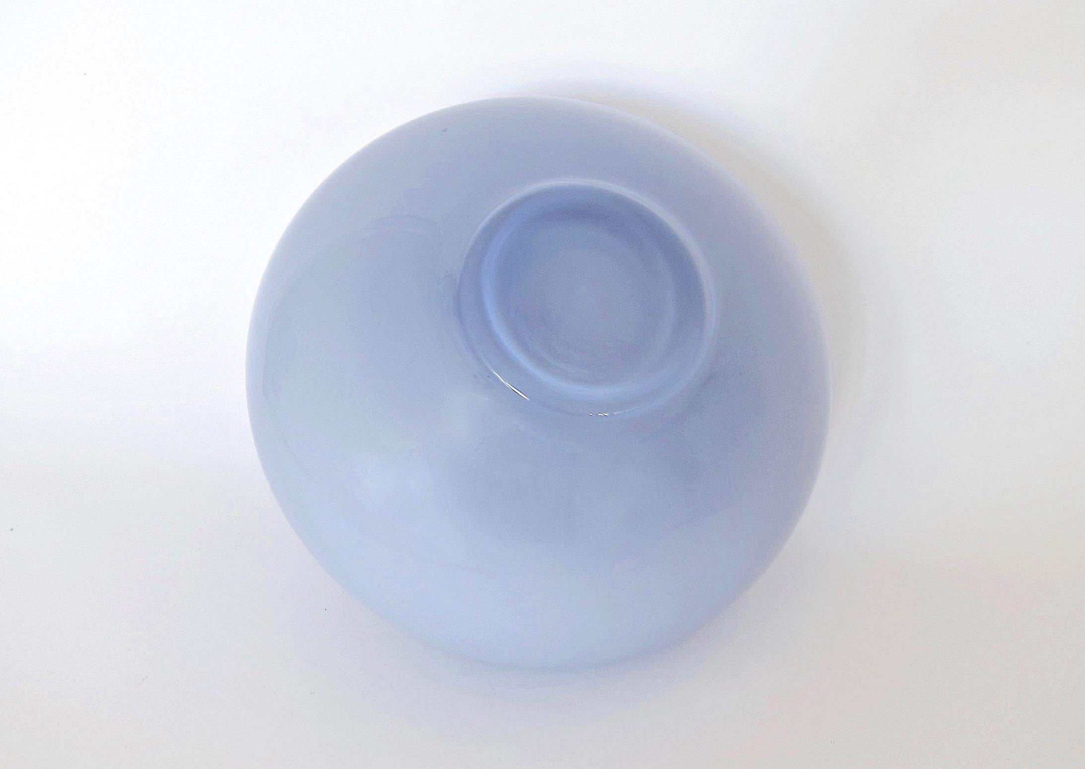 Mid-Century Modern Midcentury Cased Art Glass Vase in UFO Shape