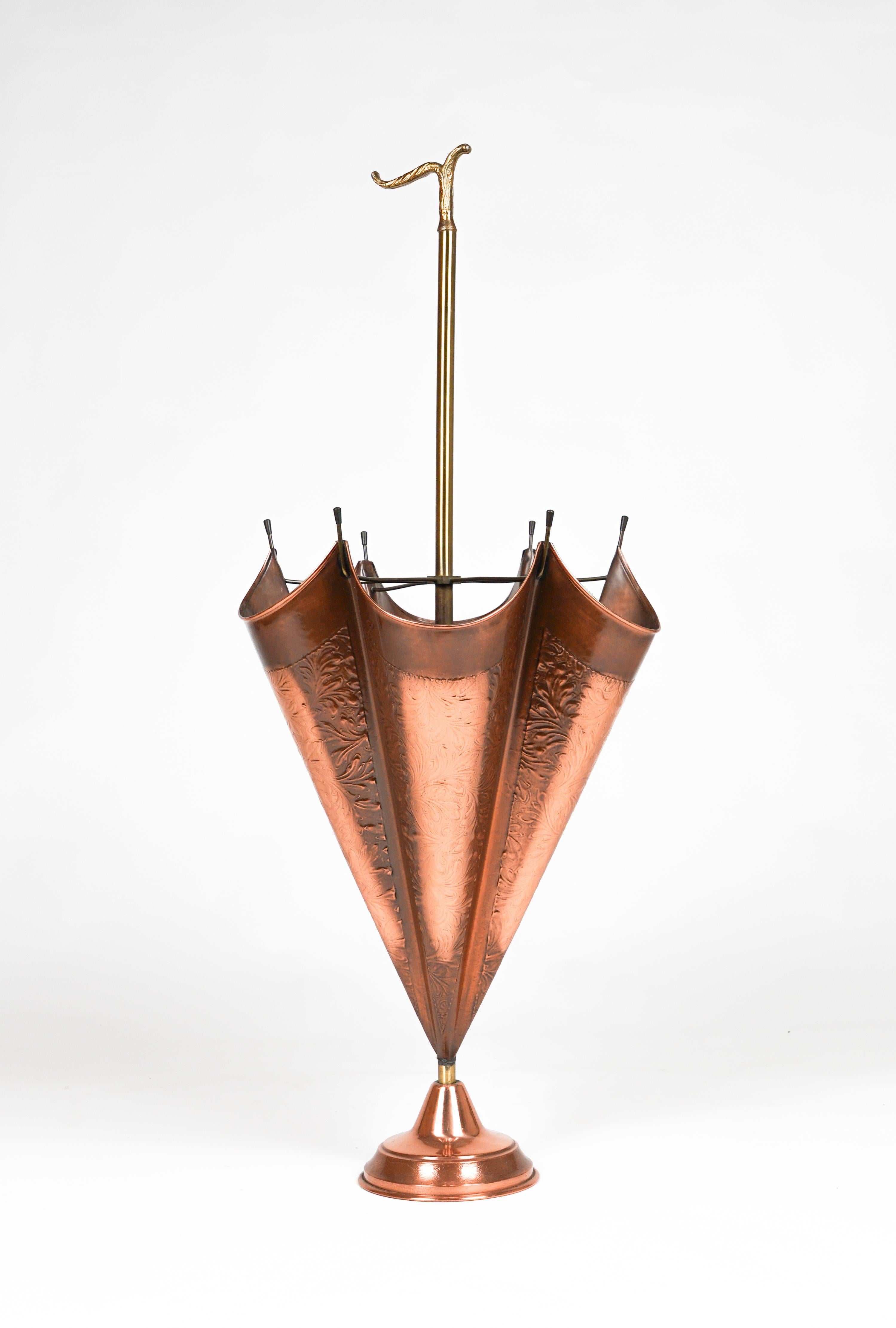 copper umbrella stand