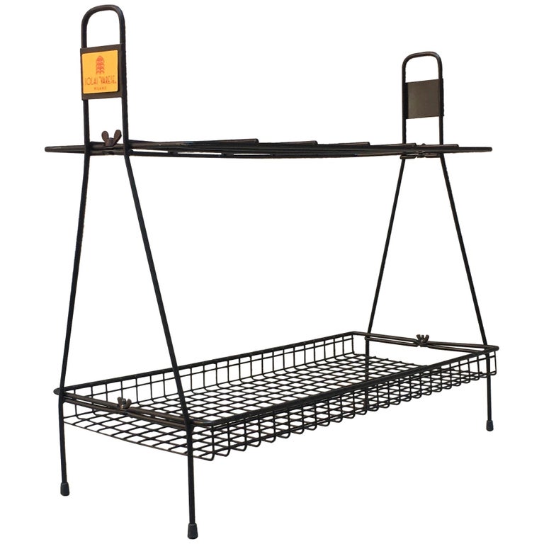 Midcentury Umbrella Stand in Wire Steel from 1950s For Sale at 1stDibs