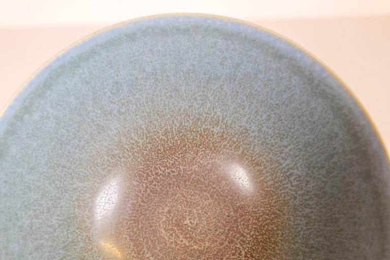 Midcentury Unique Ceramic Bowl Sven Wejsfelt Gustavsberg, Sweden For Sale 5