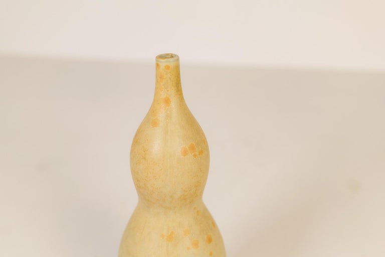 Swedish Midcentury Unique Early Ceramic Vase Carl-Harry Stålhane Rörstrand Sweden For Sale