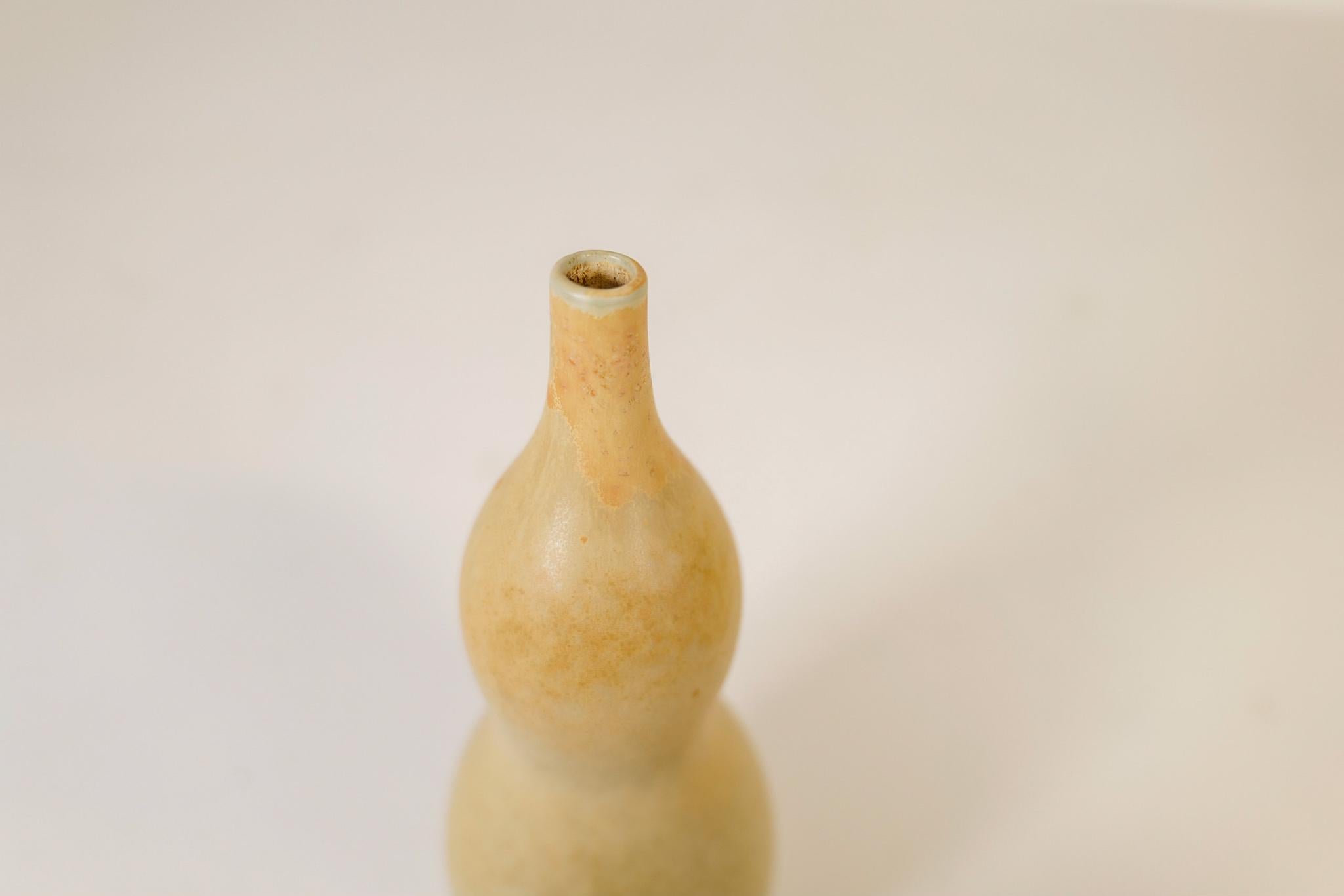 Midcentury Unique Early Ceramic Vase Carl-Harry Stålhane Rörstrand Sweden 1