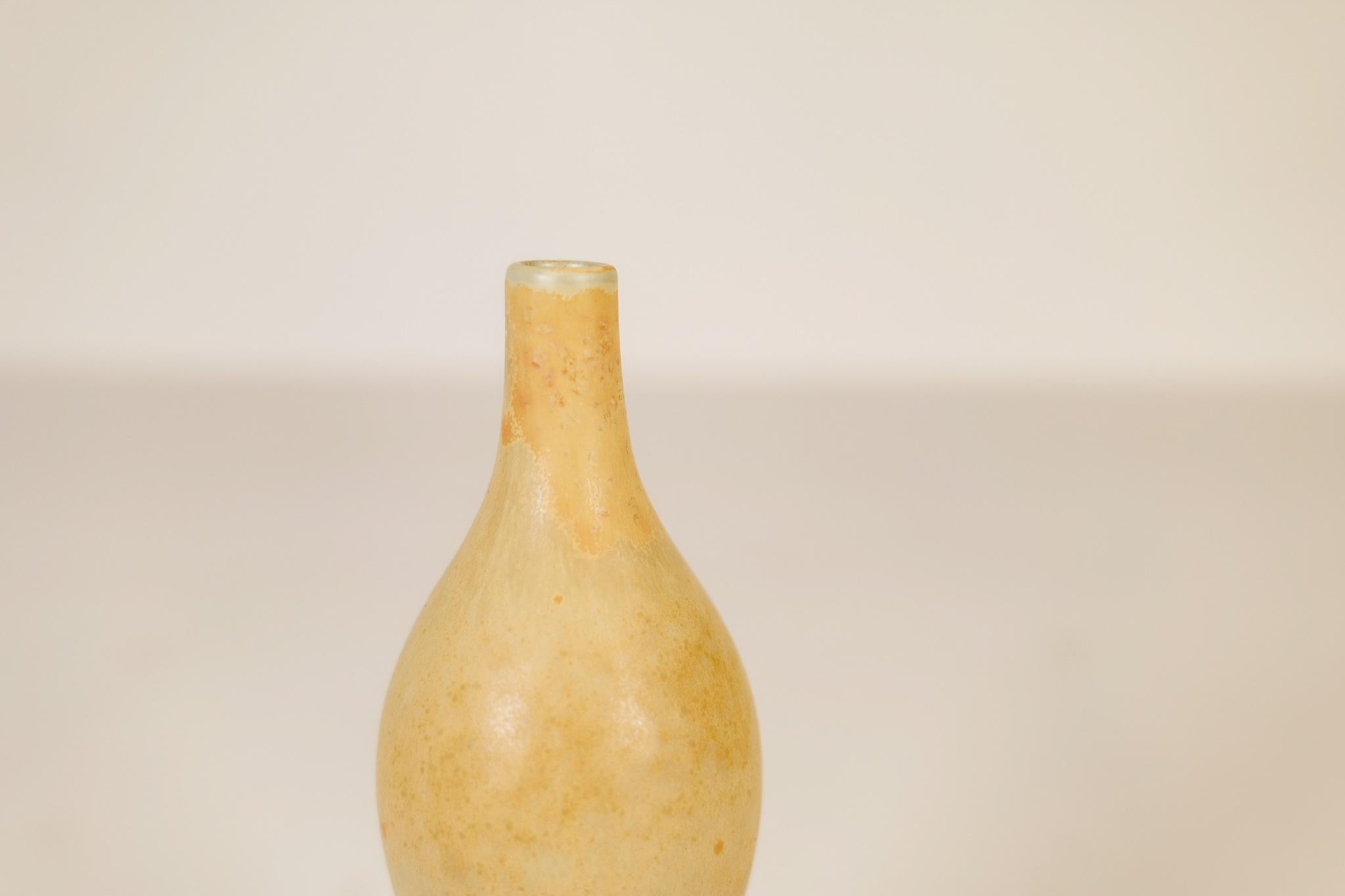 Midcentury Unique Early Ceramic Vase Carl-Harry Stålhane Rörstrand Sweden 2