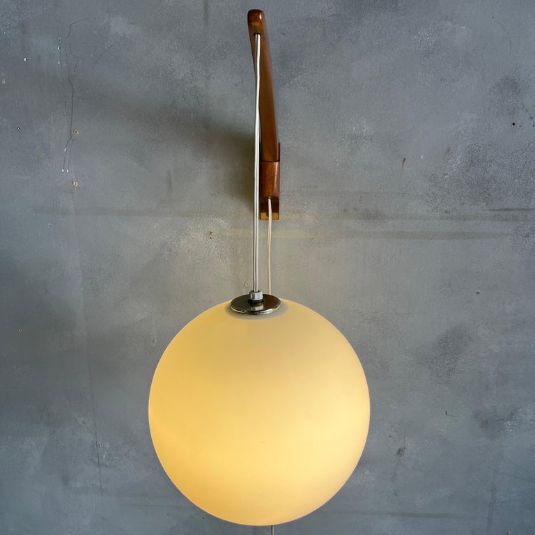Midcentury Uno & Östen Kristiansson Adjustable Wall Lamp For Sale 4