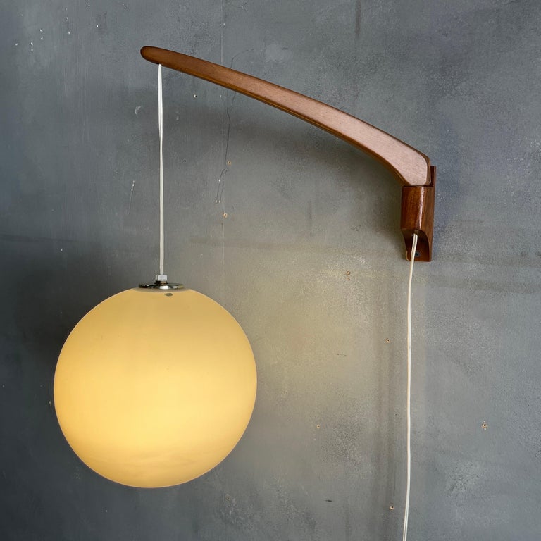 Midcentury Uno & Östen Kristiansson Adjustable Wall Lamp For Sale 5