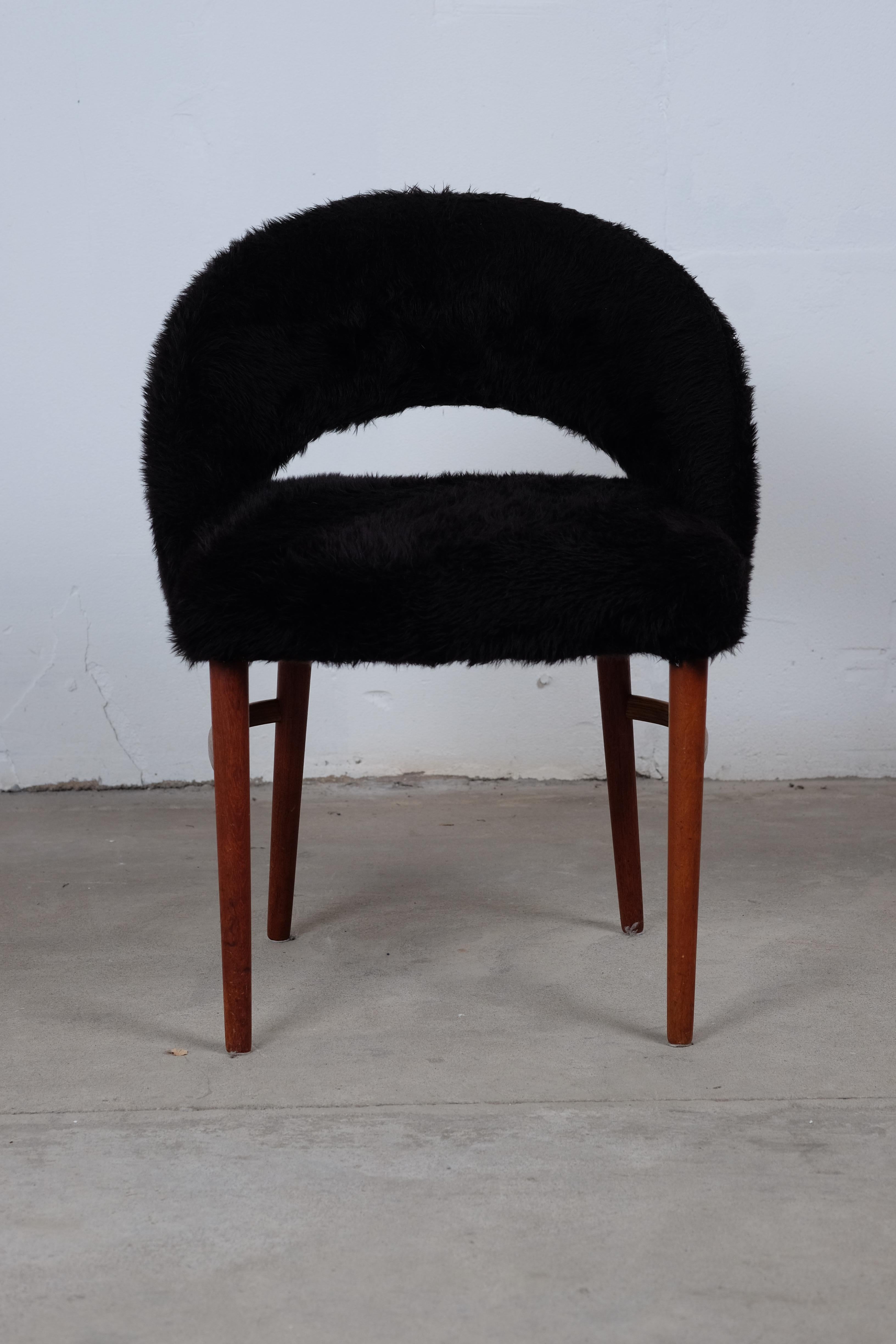 Danish Midcentury Vanity Chair by Frode Holm For Sale