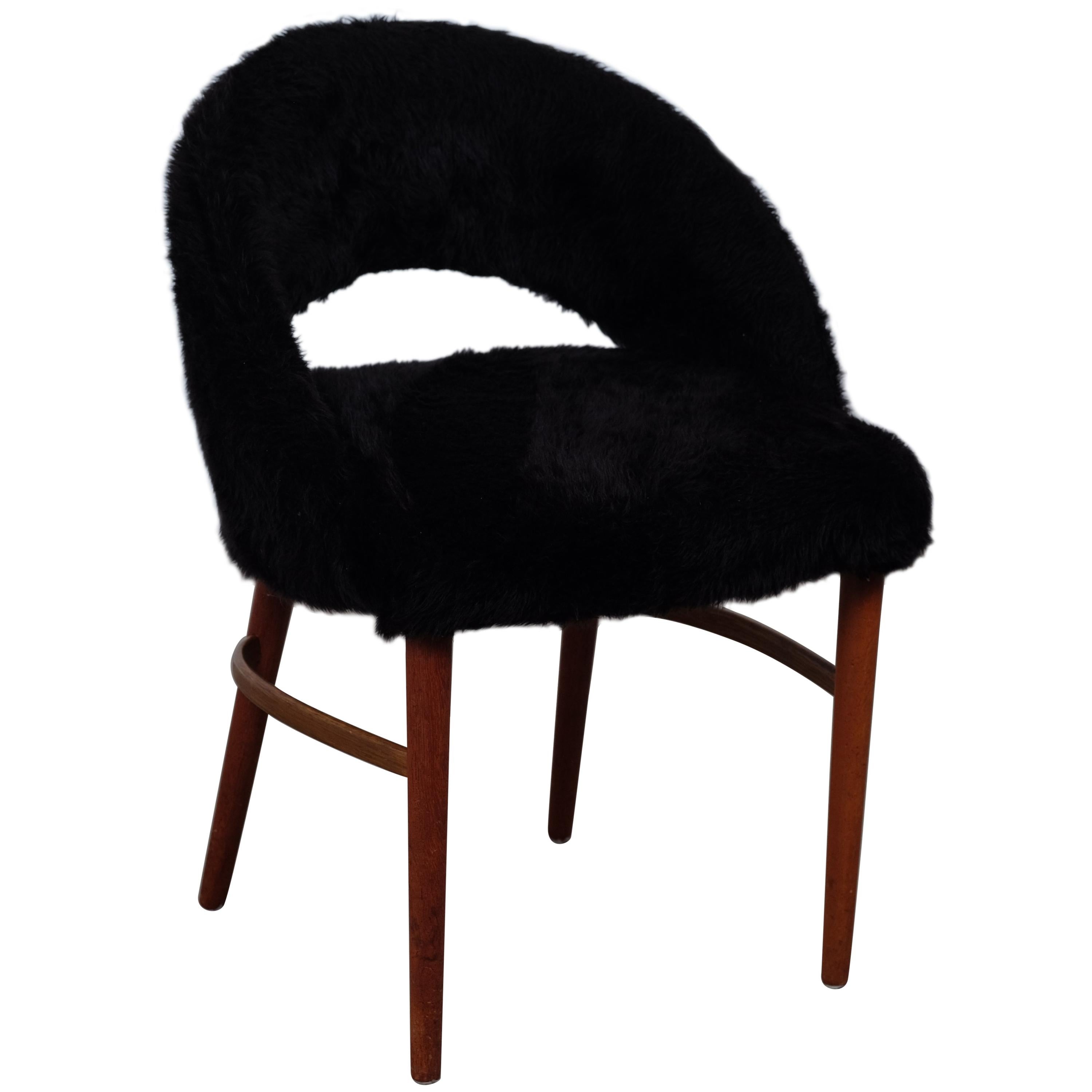 Midcentury Vanity Chair by Frode Holm For Sale