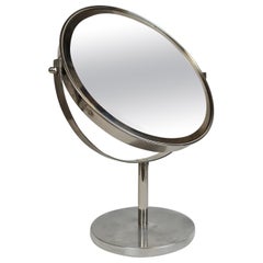 Midcentury Vanity Hans-Agne Jakobsson Chrome Table Mirror, Sweden
