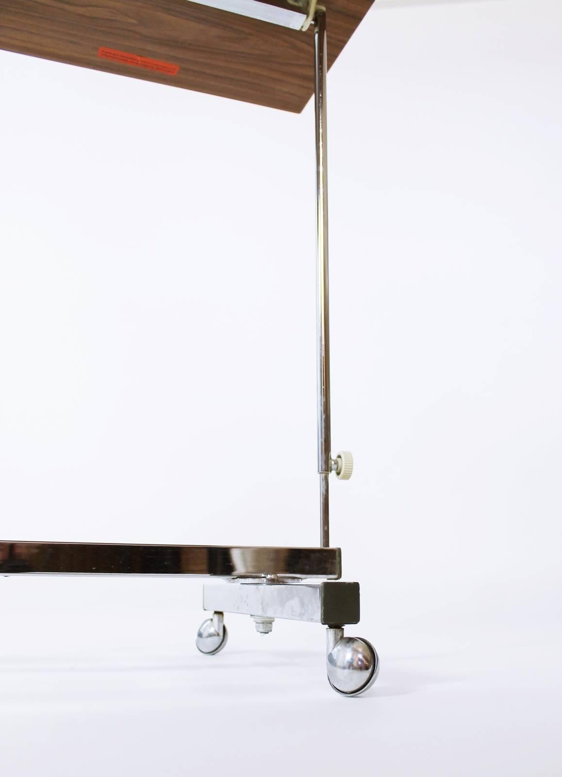 Midcentury Variett Trolley in Chromed Metal by Bremshey Germany, 1960s 2