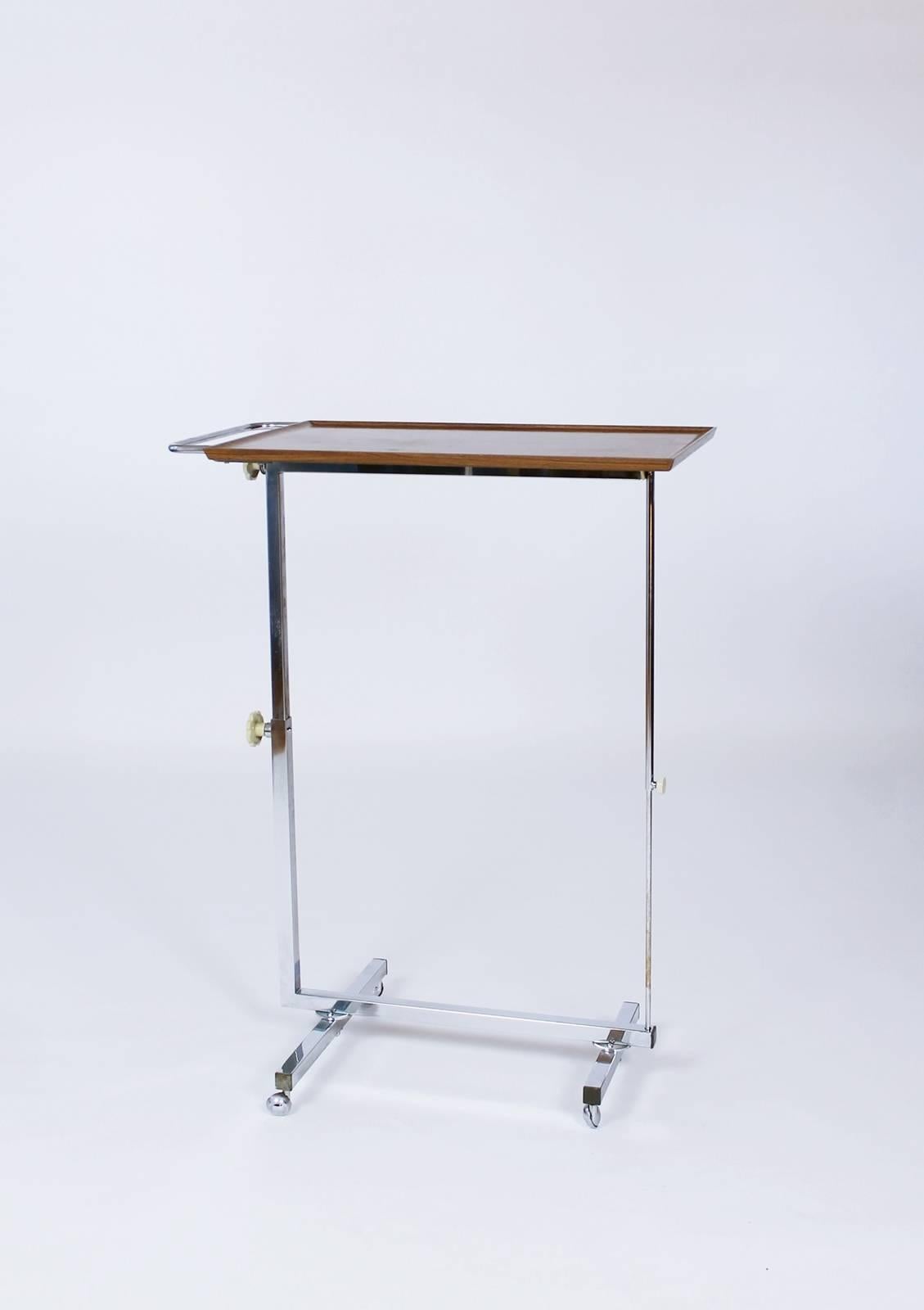 Midcentury Variett Trolley in Chromed Metal by Bremshey Germany, 1960s 4