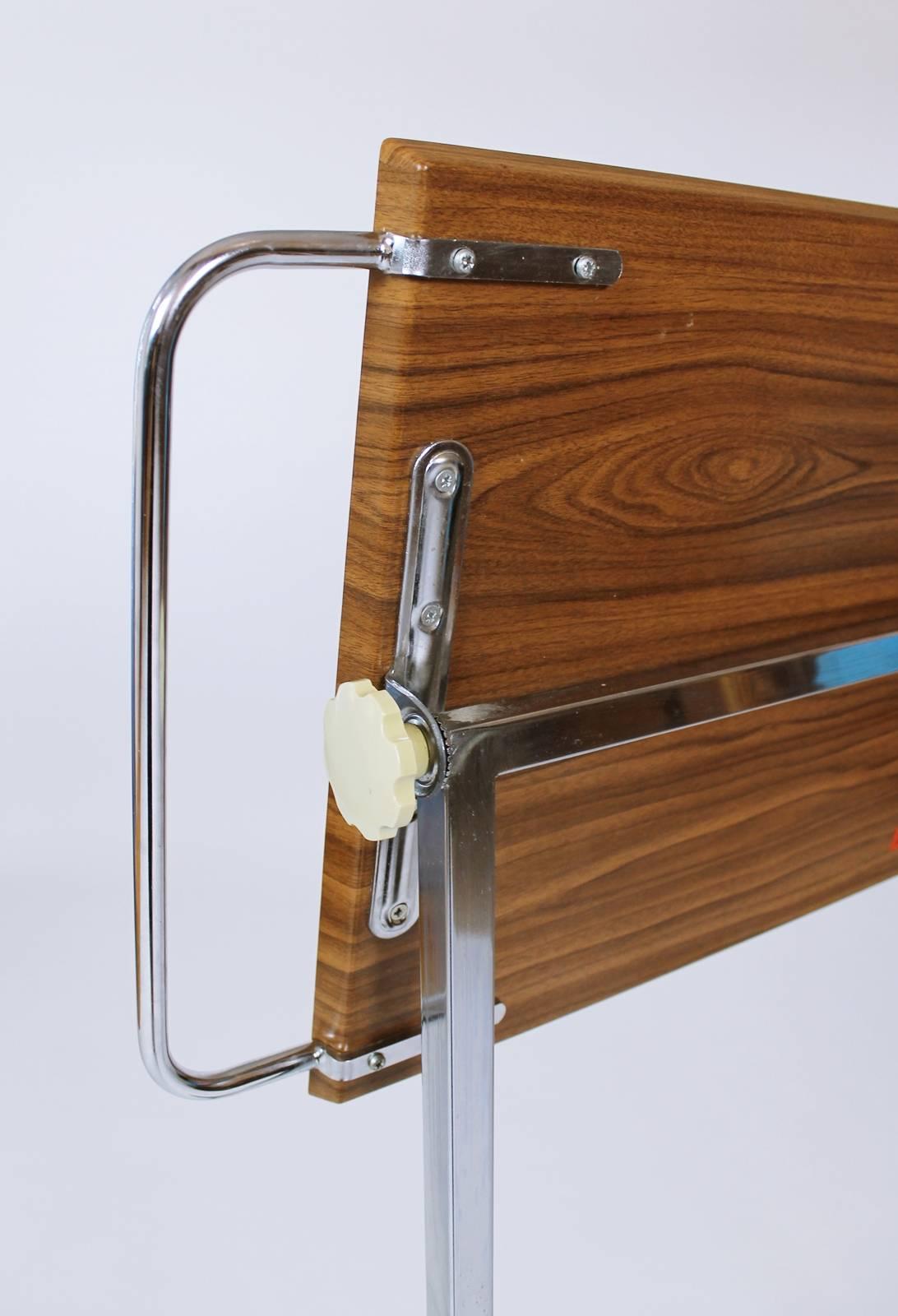 Midcentury Variett Trolley in Chromed Metal by Bremshey Germany, 1960s 6