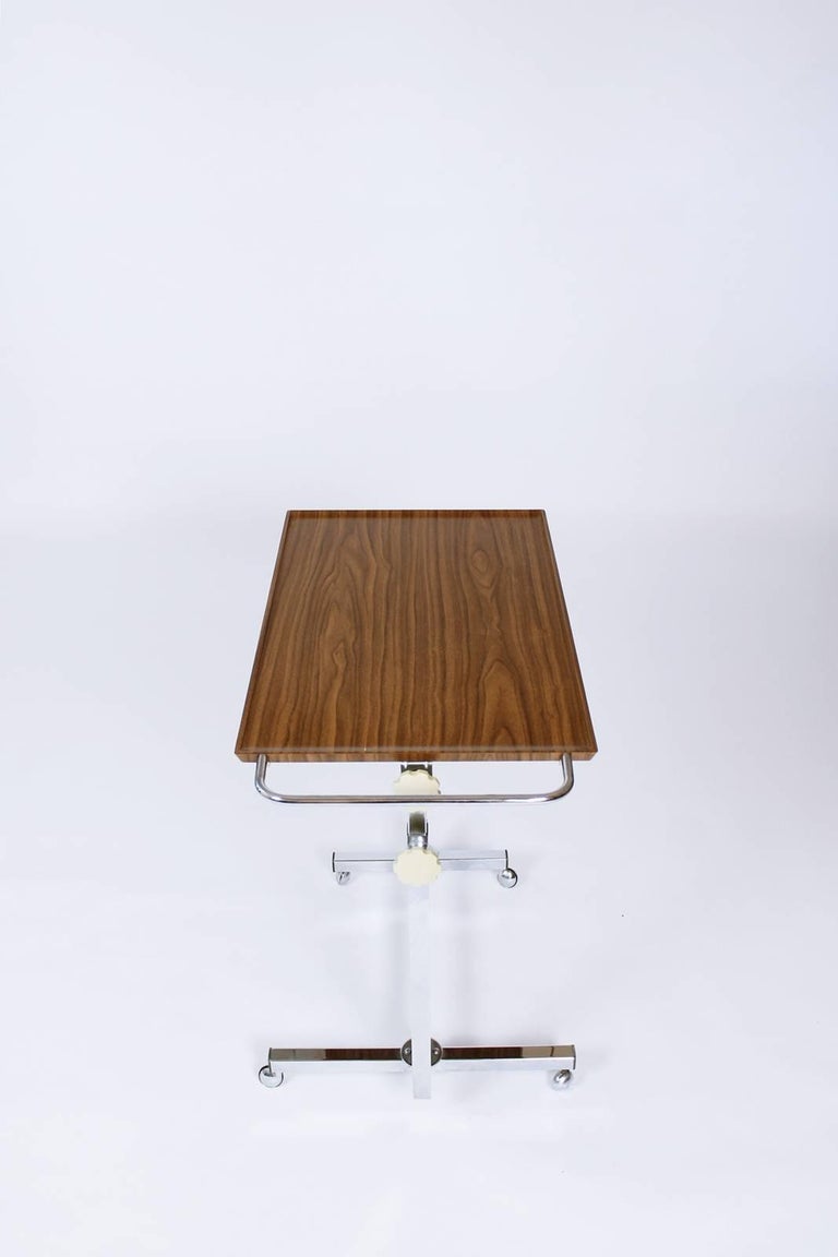 Midcentury Variett Trolley in Chromed Metal by Bremshey Germany