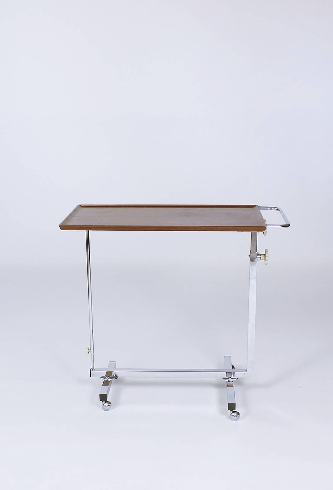 Mid-20th Century Midcentury Variett Trolley in Chromed Metal by Bremshey Germany, 1960s