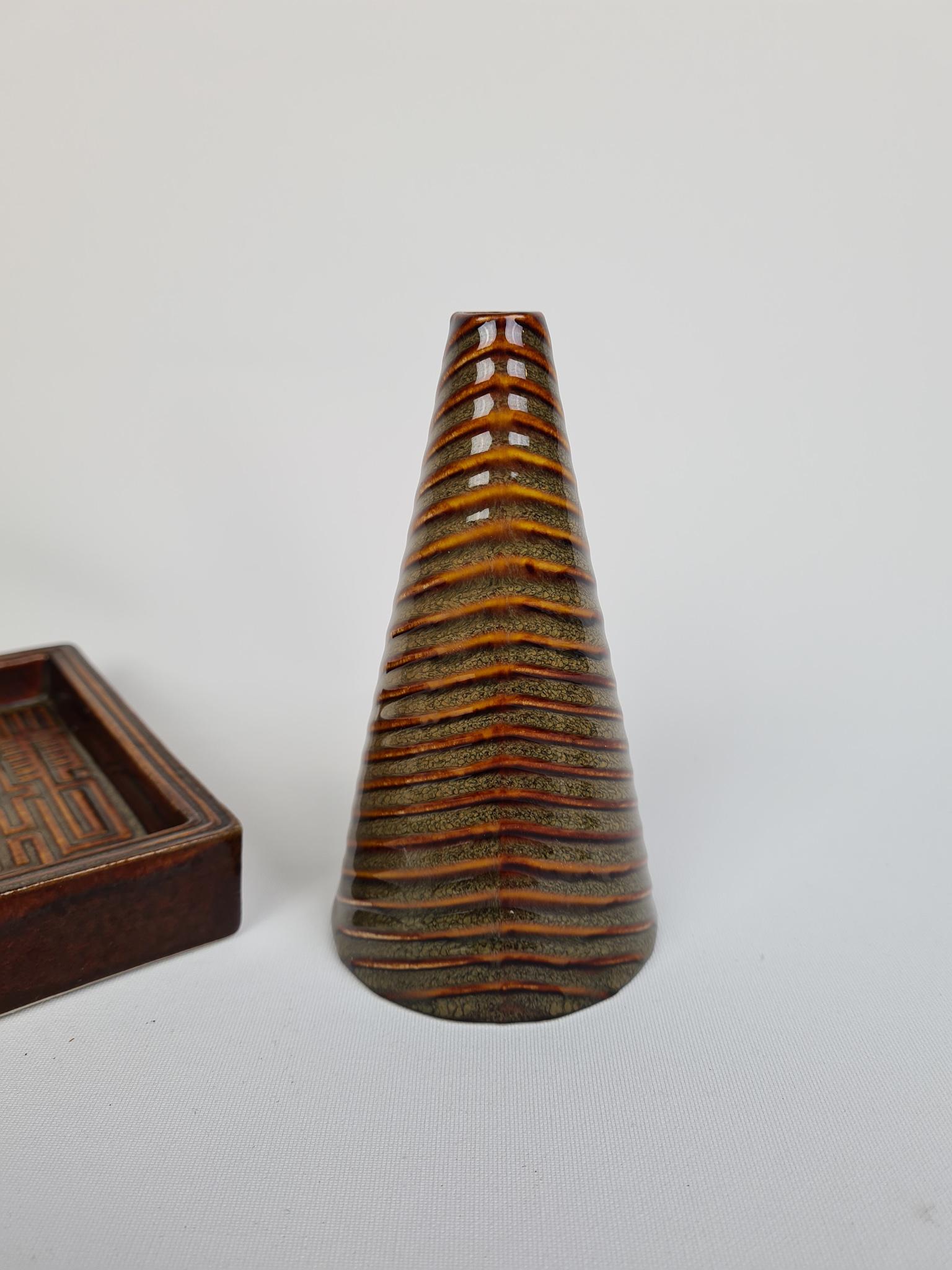 Mid-Century Modern Midcentury Vase and Bowl 