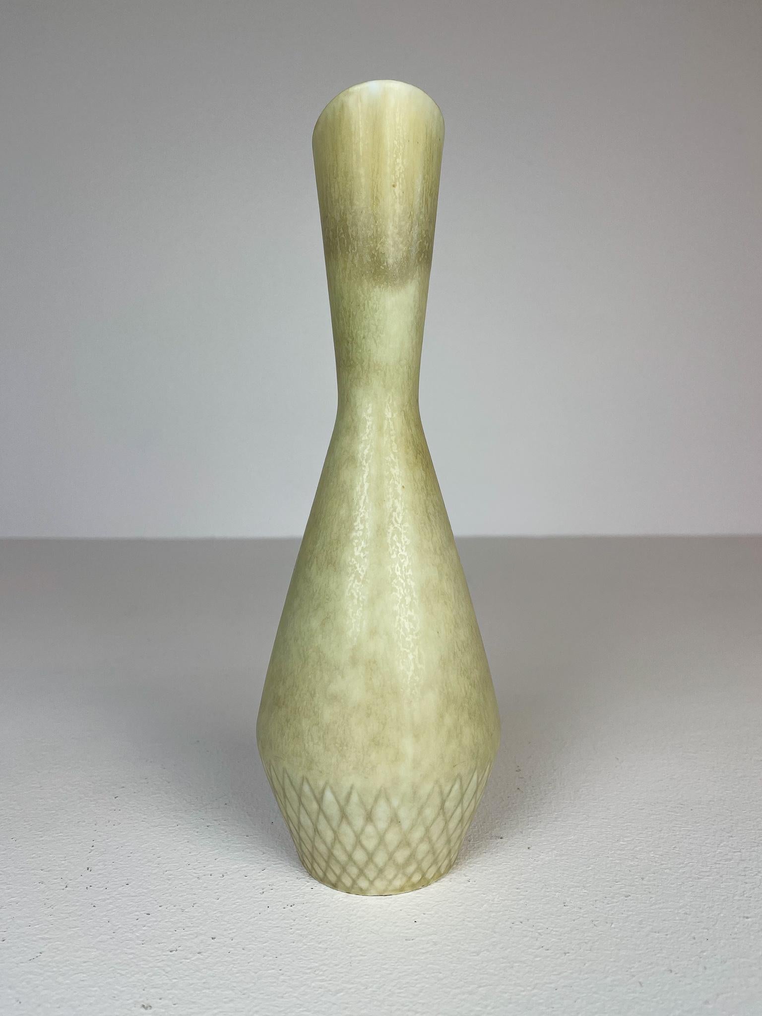 Ceramic Midcentury Vase Carl Harry Stålhane Rörstrand Sweden