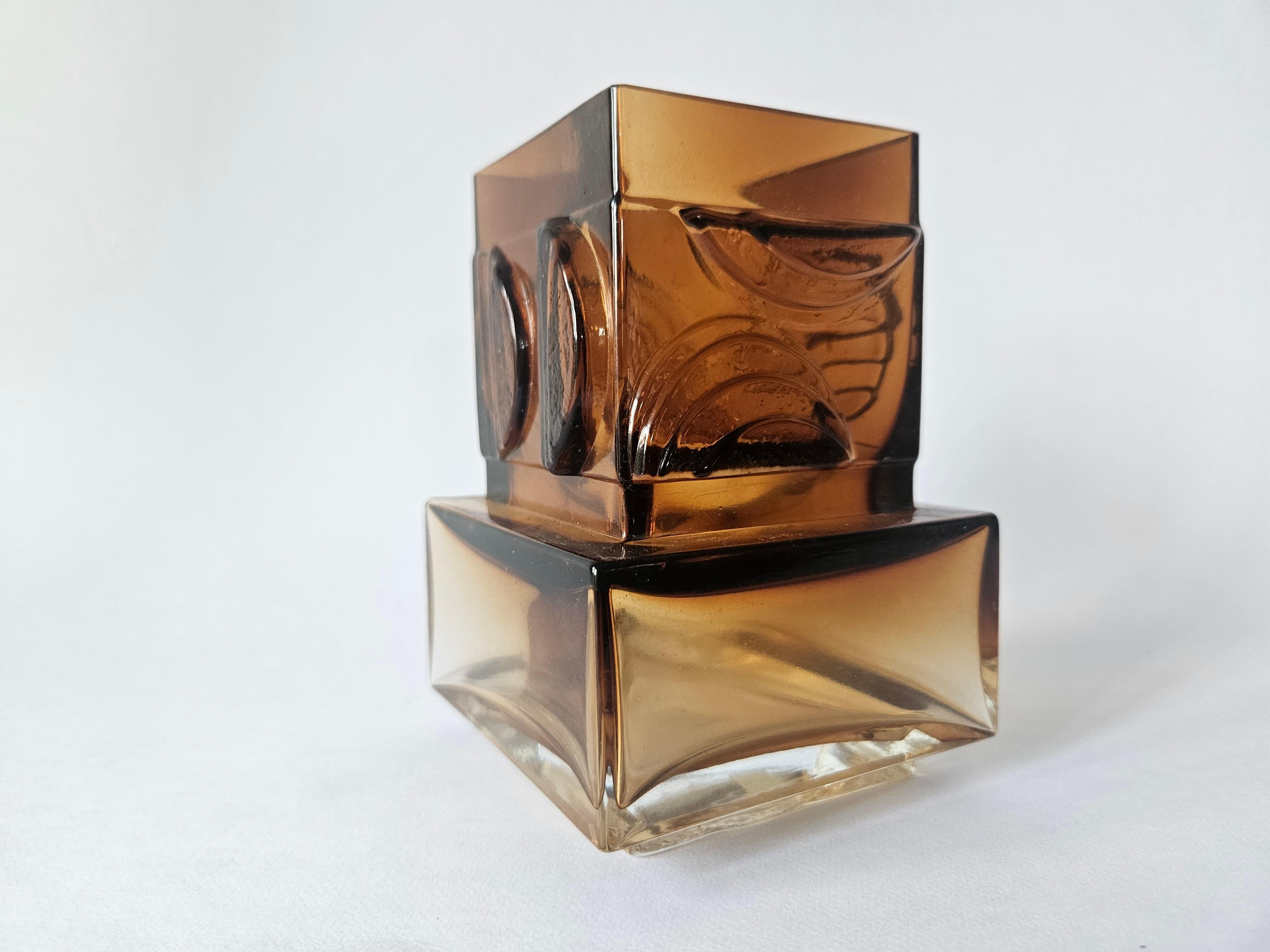 Midcentury Vase design Pentti Sarpaneva, Oy Kumela, Turun Hopea, Finland, 1960s In Excellent Condition For Sale In Praha, CZ