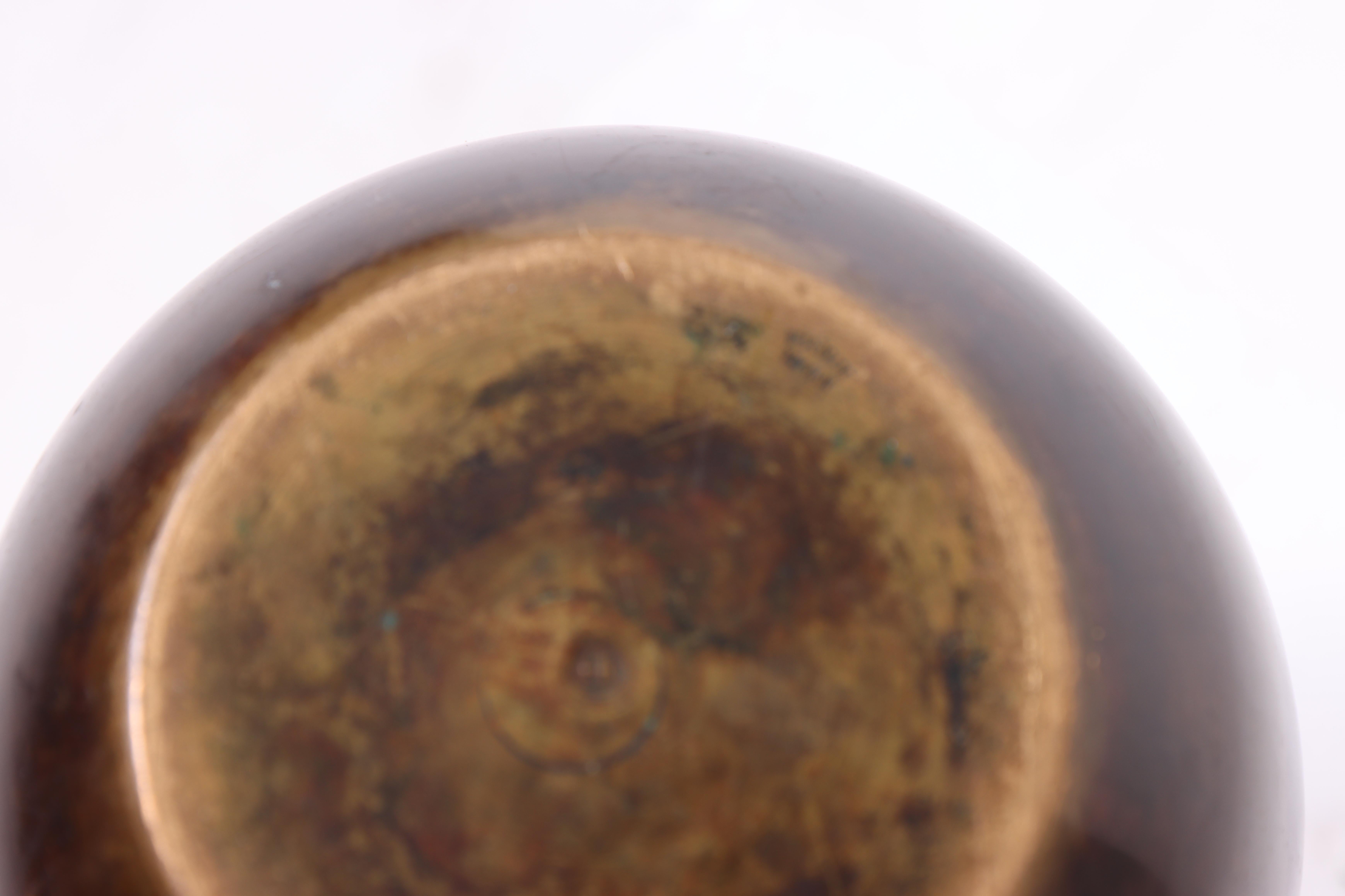 Metà XX secolo Vaso del Medioevo in bronzo progettato e realizzato da Brdr. Grage, anni '50 in vendita