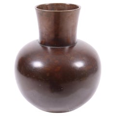 Midcentury Vase in Bronze Designed and Made by Brdr. Grage, 1950s