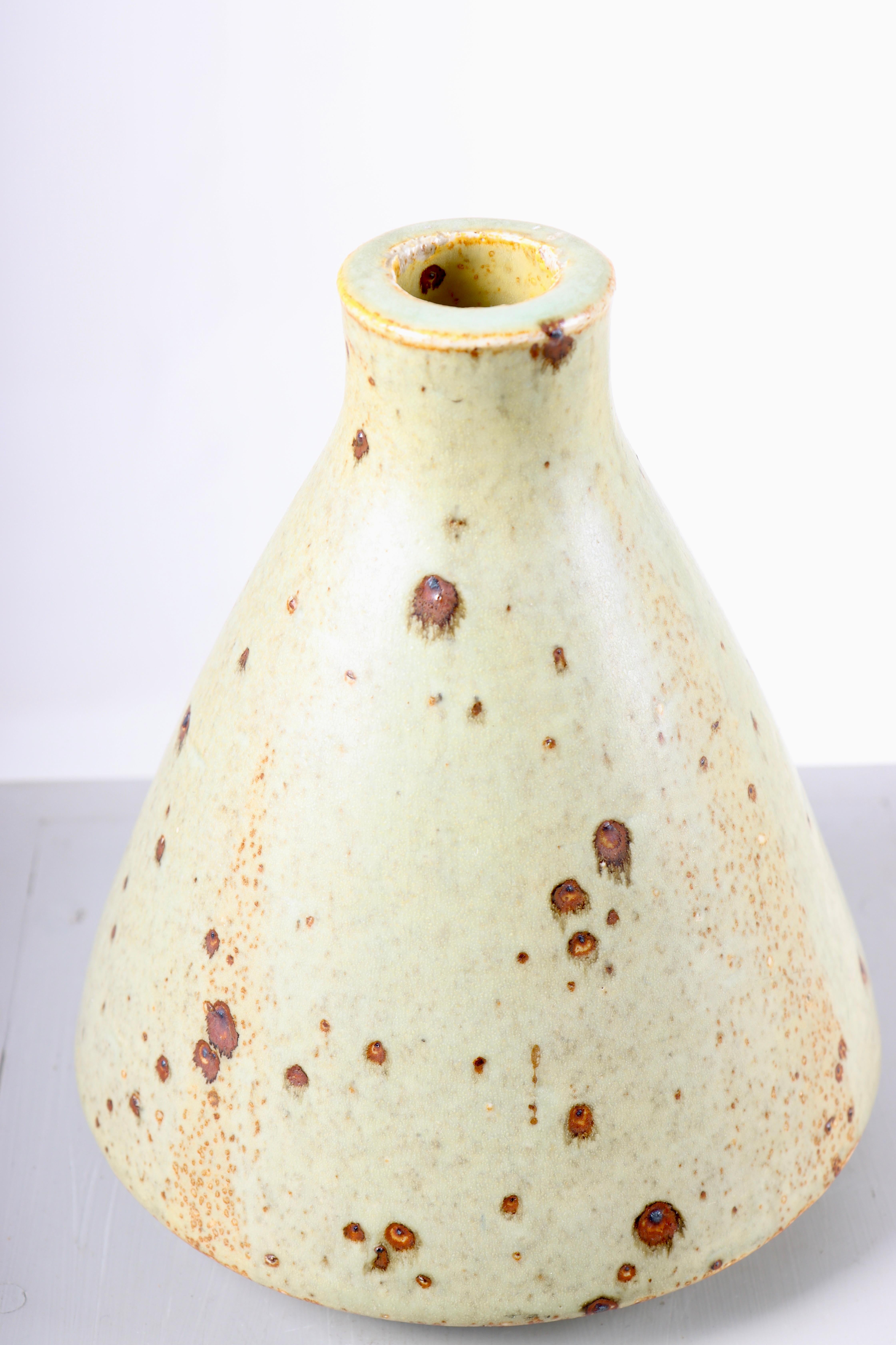Decorative ceramic vase designed by Marianne Westman and made by Rörstrand, Made in Sweden. Great original condition.