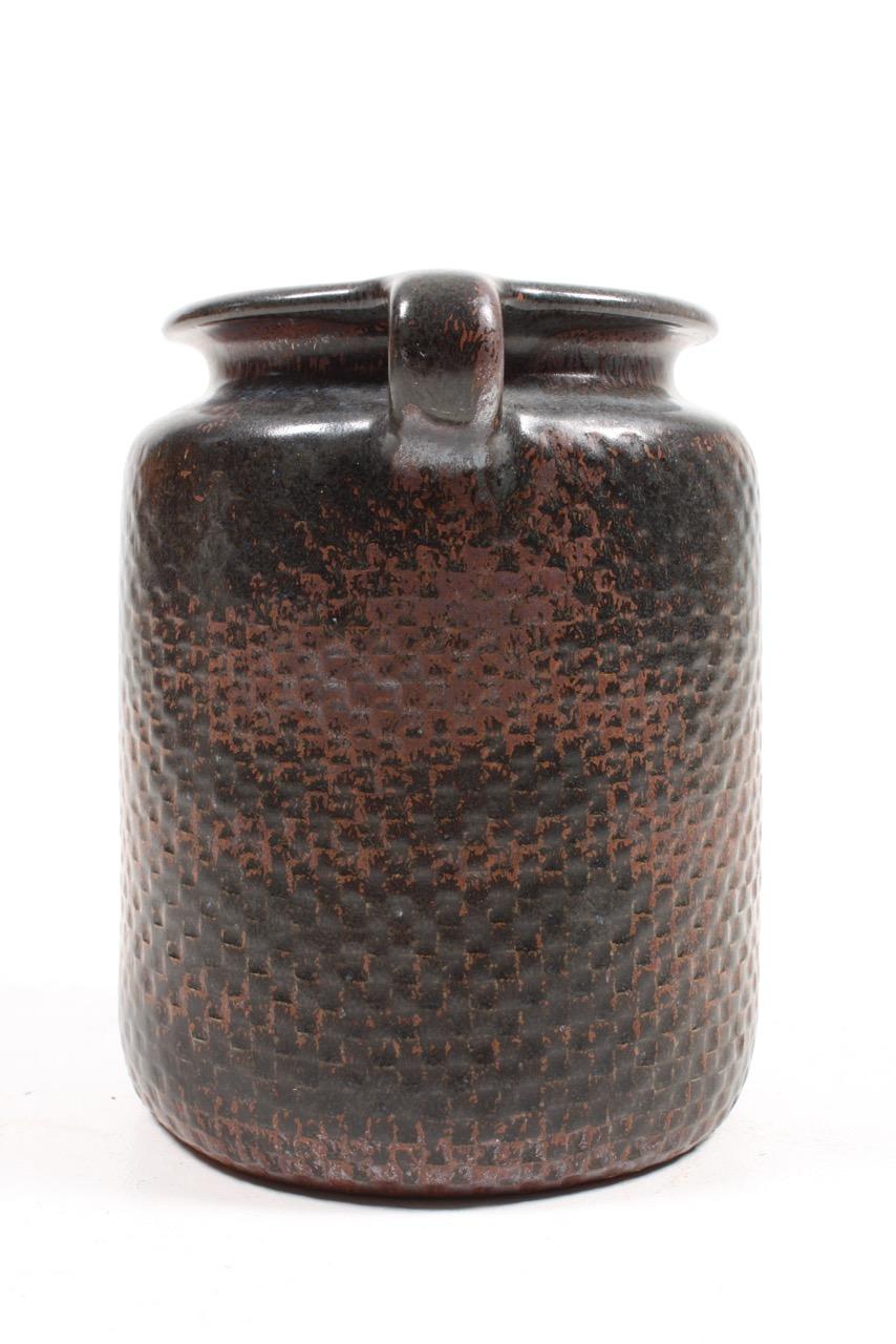 Swedish Midcentury Vase in Ceramic by Stig Lindberg, Sweden, 1960s For Sale