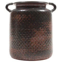Midcentury Vase in Ceramic by Stig Lindberg, Sweden, 1960s