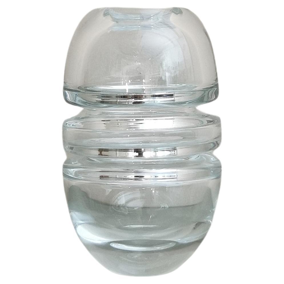 Midcentury Vase Sculpture Murano Glass Attributed to Alfredo Barbini Italy 1960s
