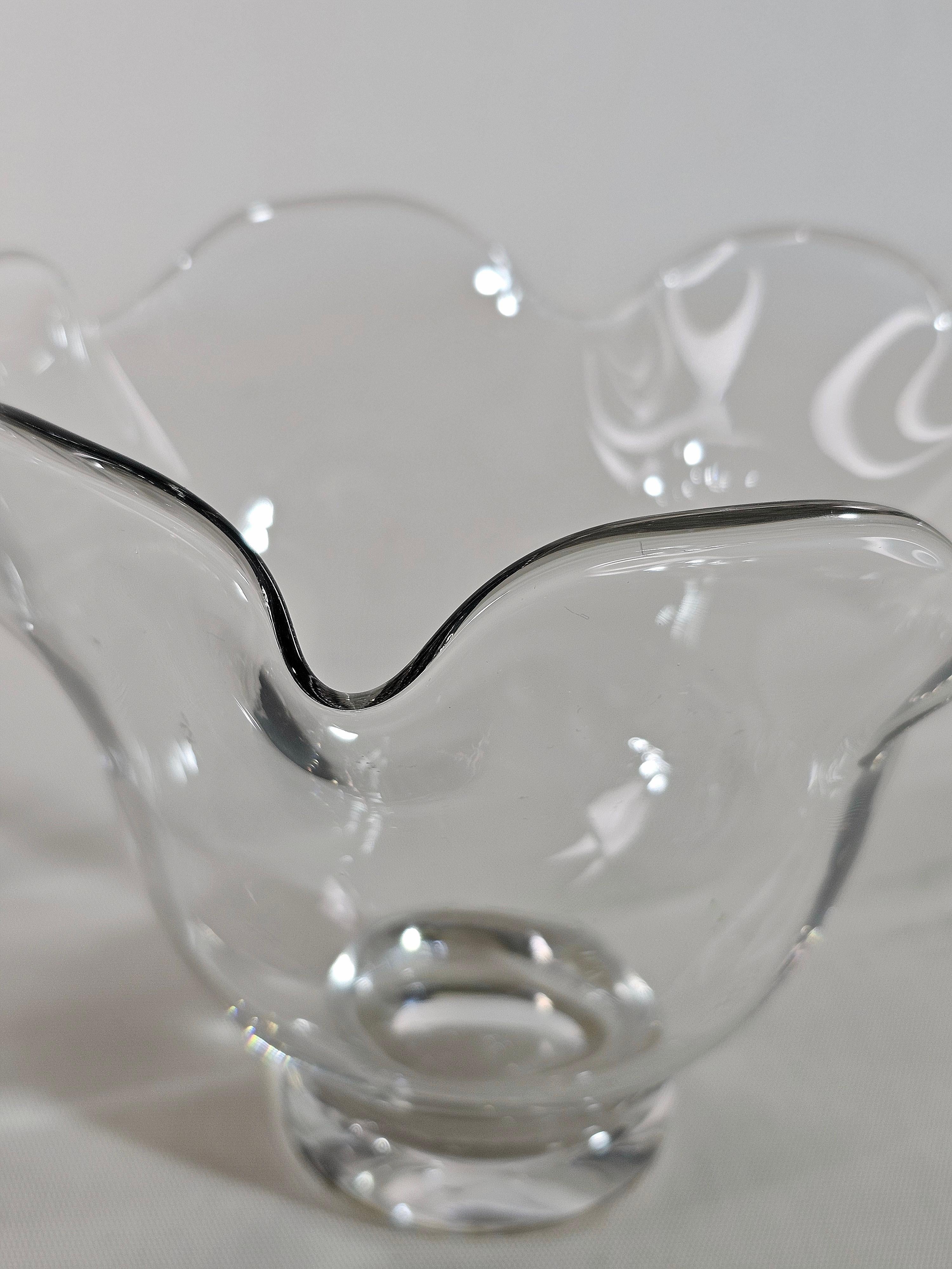 Vases du milieu du siècle en verre soufflé de Murano Maestri Muranesi Italie 1950 Ensemble de 2 en vente 4