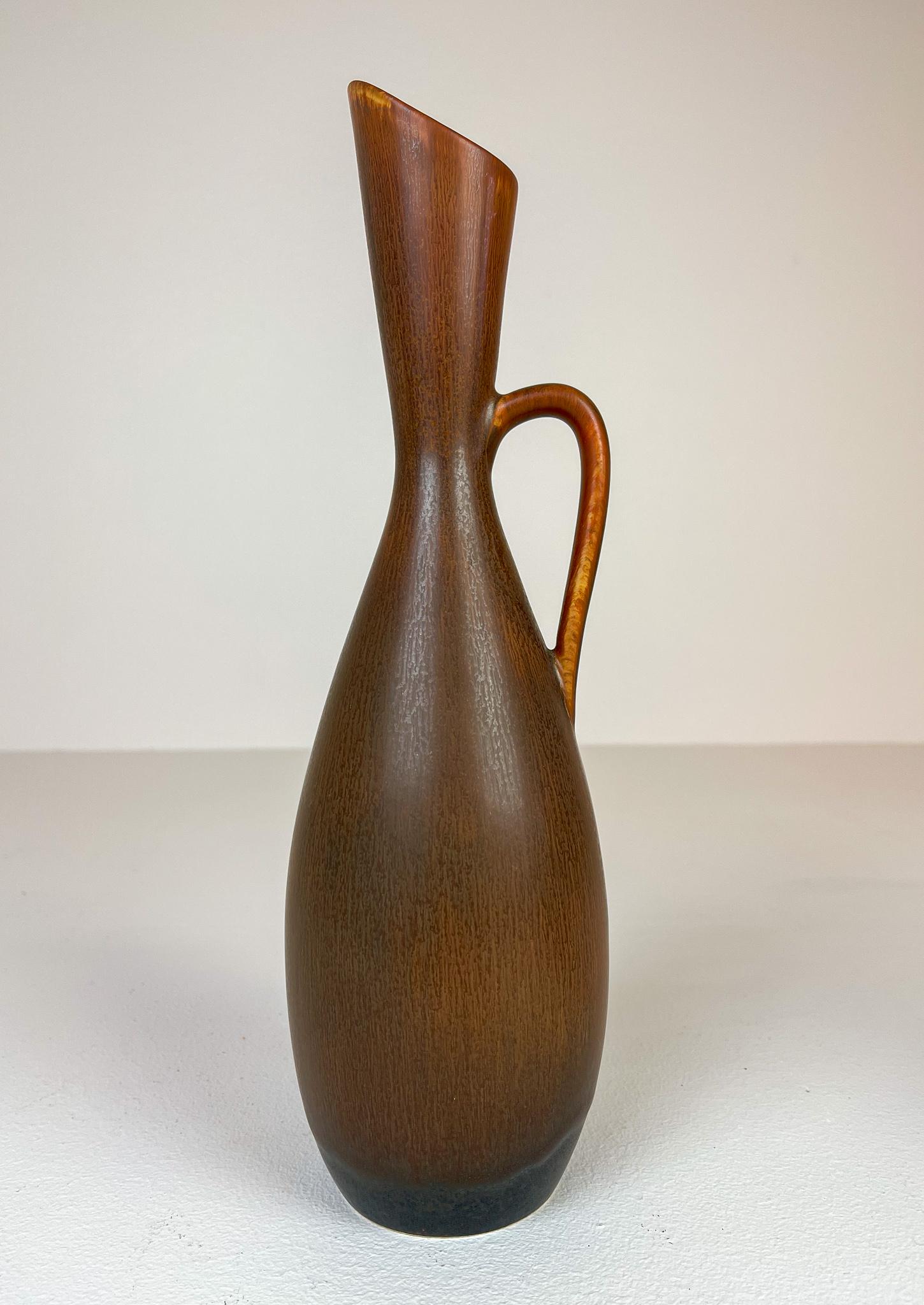 Midcentury Modern Vases Rörstrand Carl Harry Stålhane Gunnar Nylund, Sweden For Sale 1