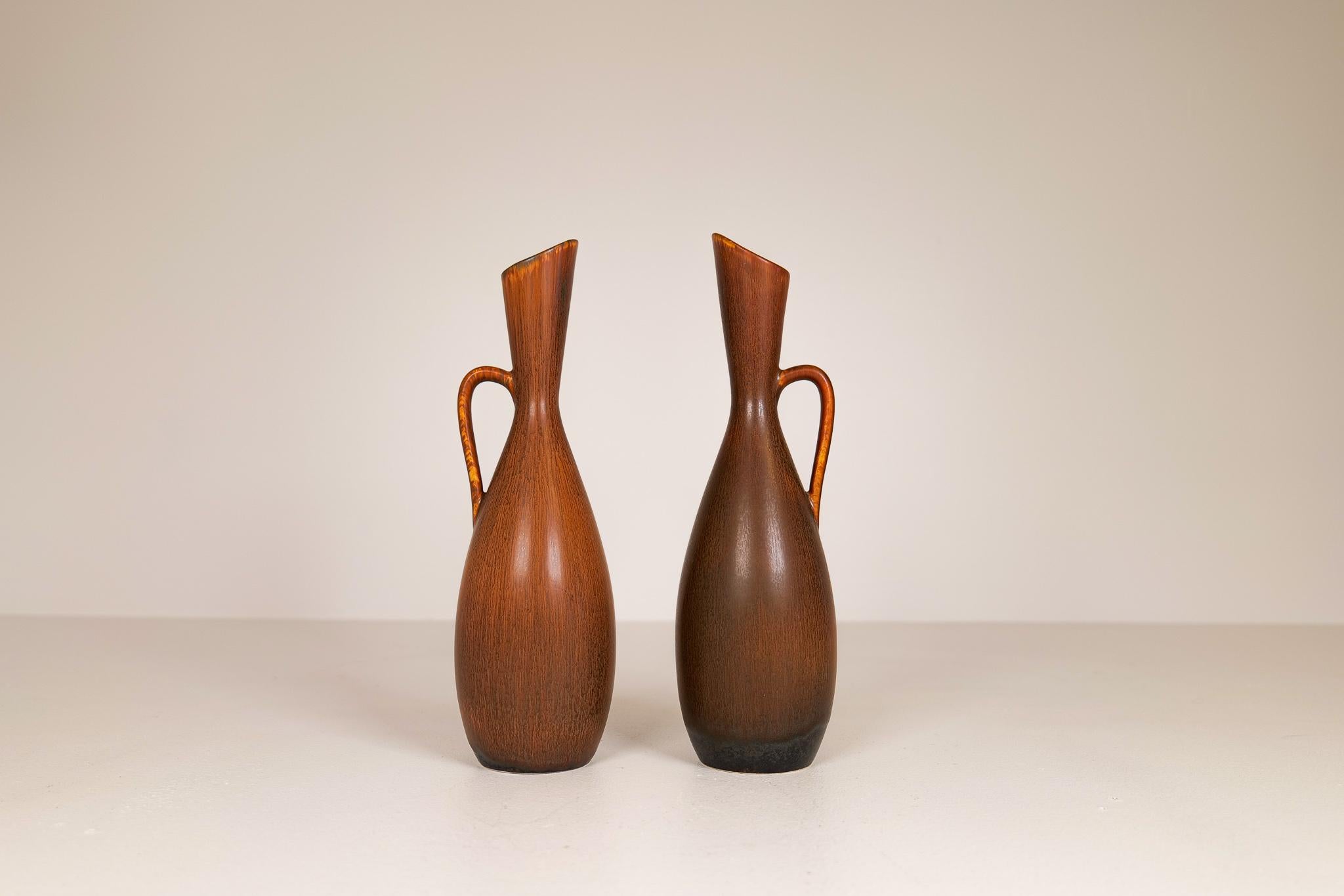Mid-Century Modern Vases modernes du milieu du siècle Rörstrand Carl Harry Stålhane, Suède, années 1950 en vente