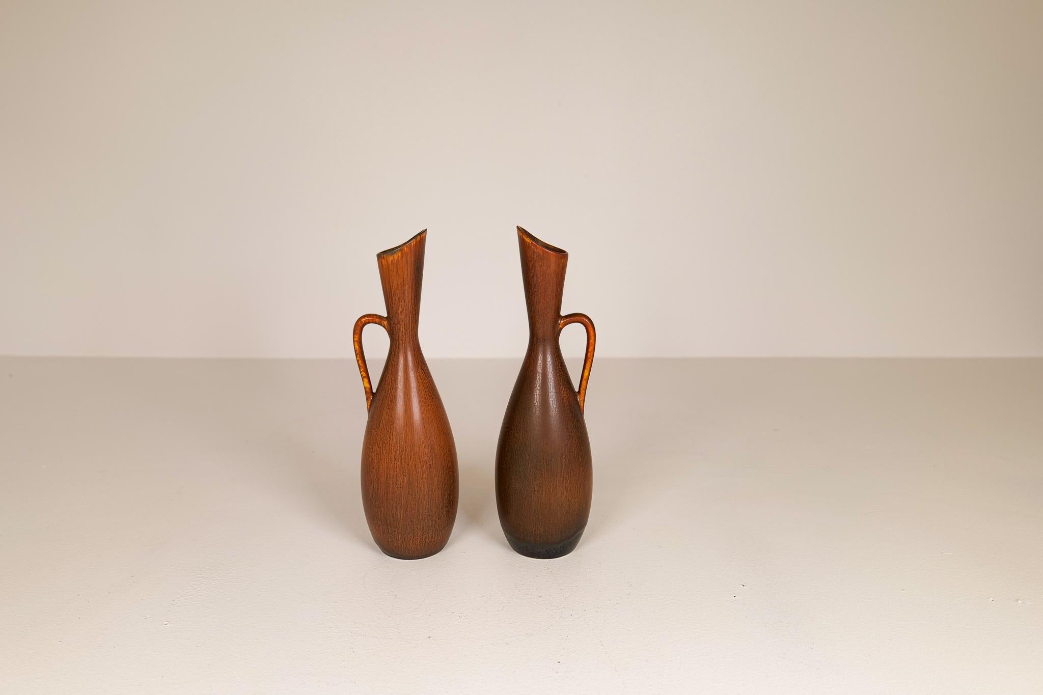 Swedish Midcentury Modern Vases Rörstrand Carl Harry Stålhane, Sweden, 1950s For Sale