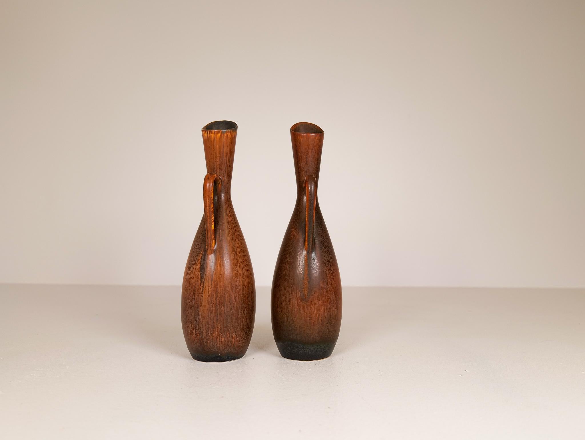 Milieu du XXe siècle Vases modernes du milieu du siècle Rörstrand Carl Harry Stålhane, Suède, années 1950 en vente