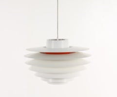Midcentury "Verona" Pendant by Svend Middelboe, Made in Denmark