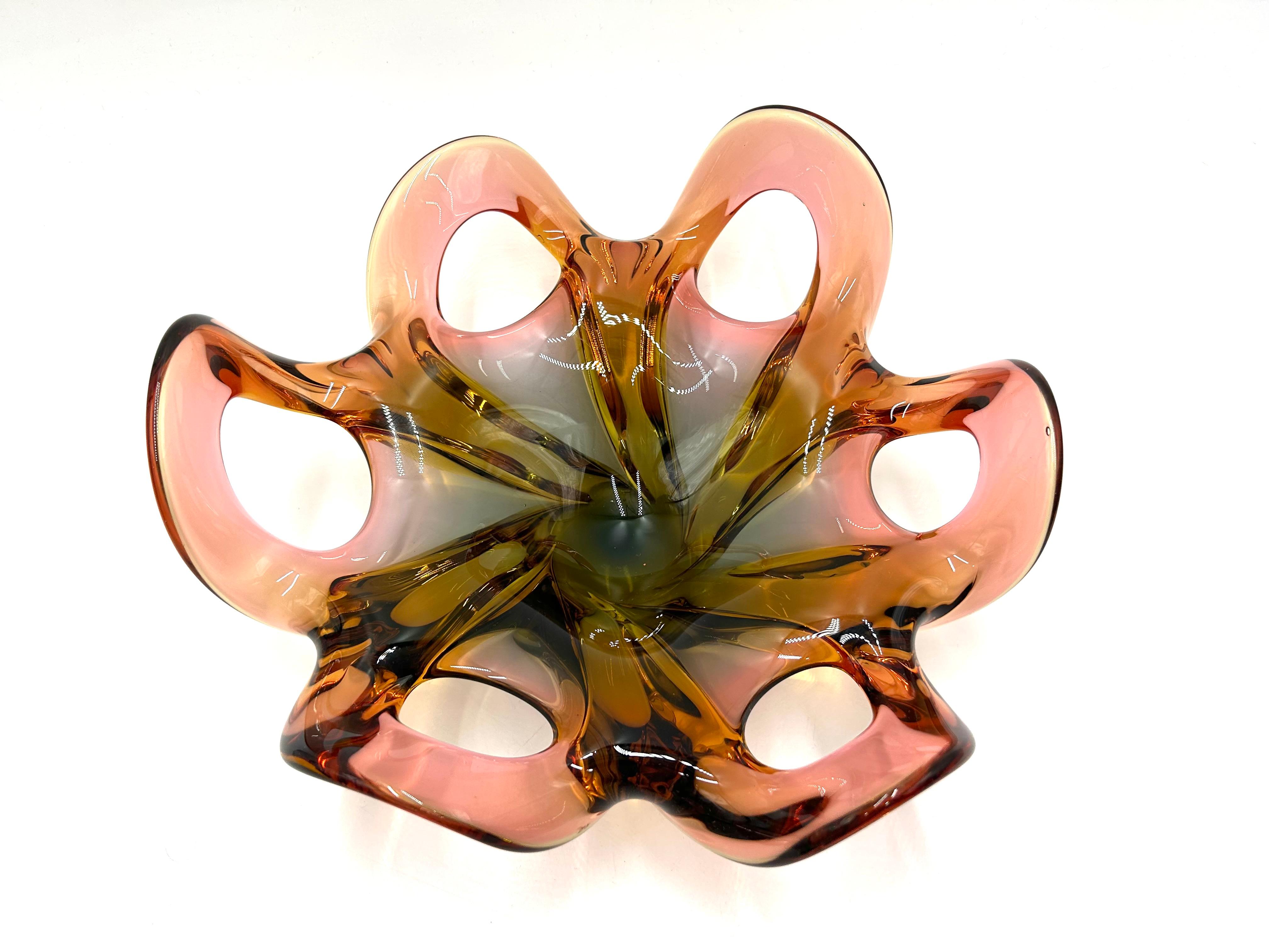 Mid-20th Century Midcentury Vintage Artistic Bowl For Sale