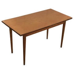 Midcentury Vintage Coffee Table With Acrylic Top