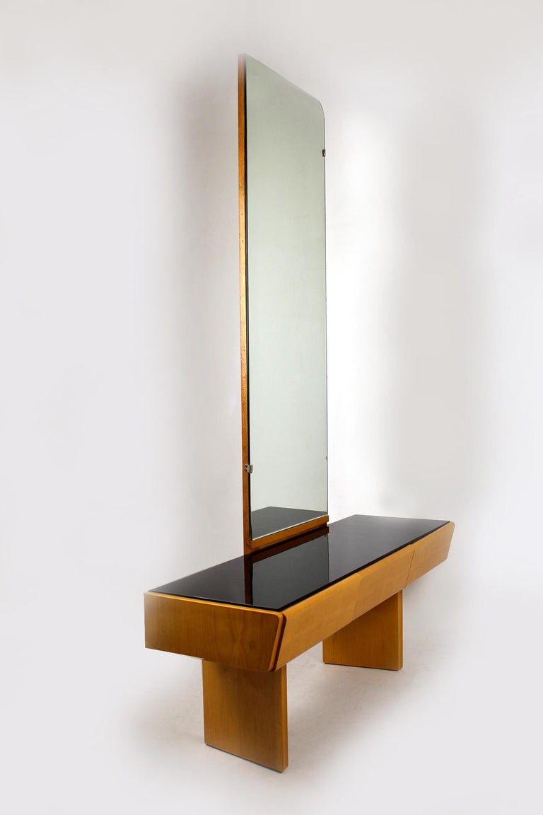 Midcentury Vintage Dressing Table and Mirror Set, 1960s at 1stDibs