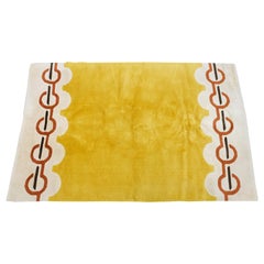 Midcentury Vintage French Carpet Designed by Pierre Cardin