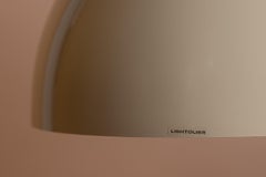 Midcentury Vintage Louvered Lightolier Pendant Light