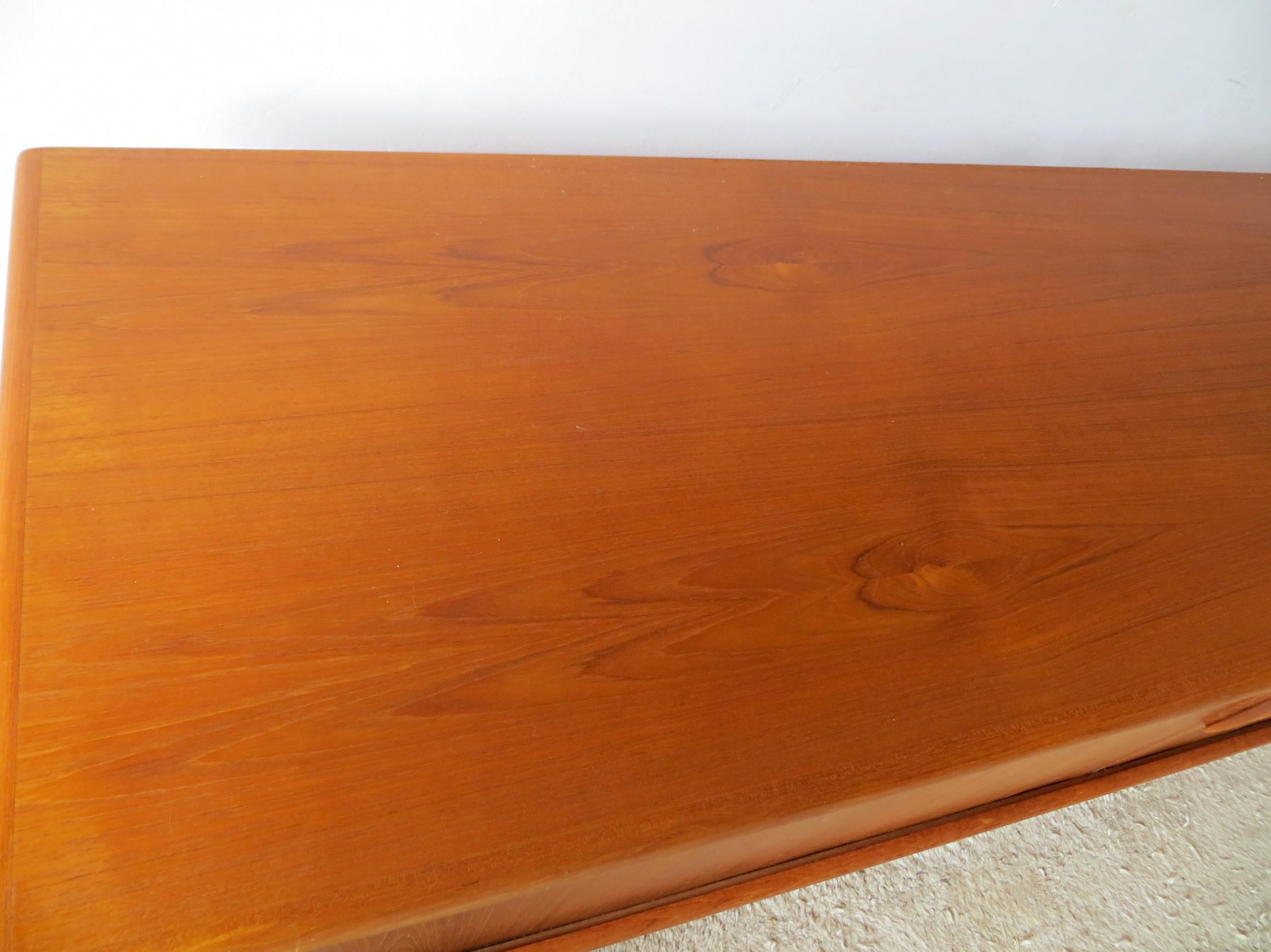 Midcentury Vintage Sideboard by Dyrlund in Solid Teak and Excess Length, 1960s 3