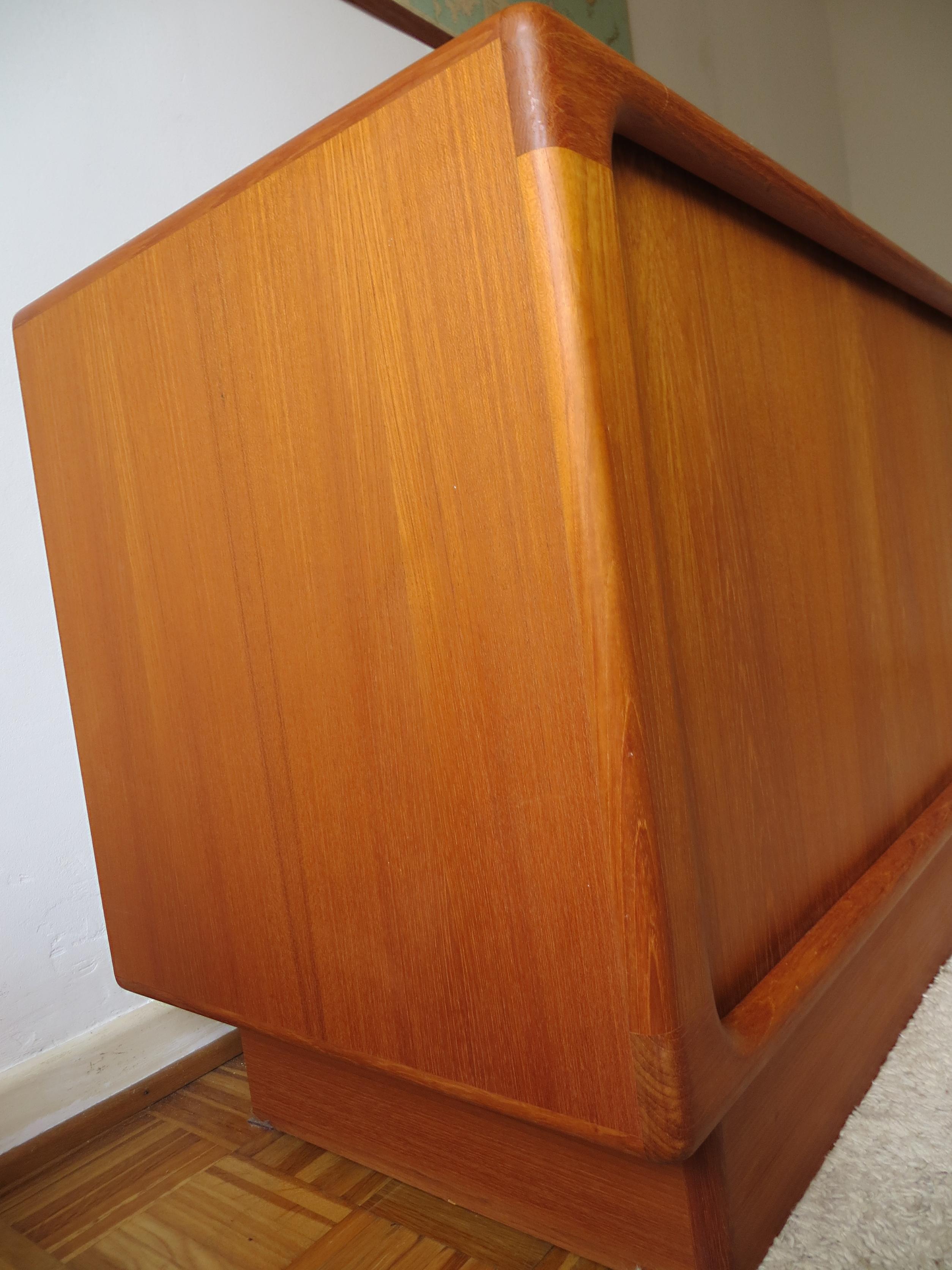 20th Century Midcentury Vintage Sideboard by Dyrlund in Solid Teak and Excess Length, 1960s